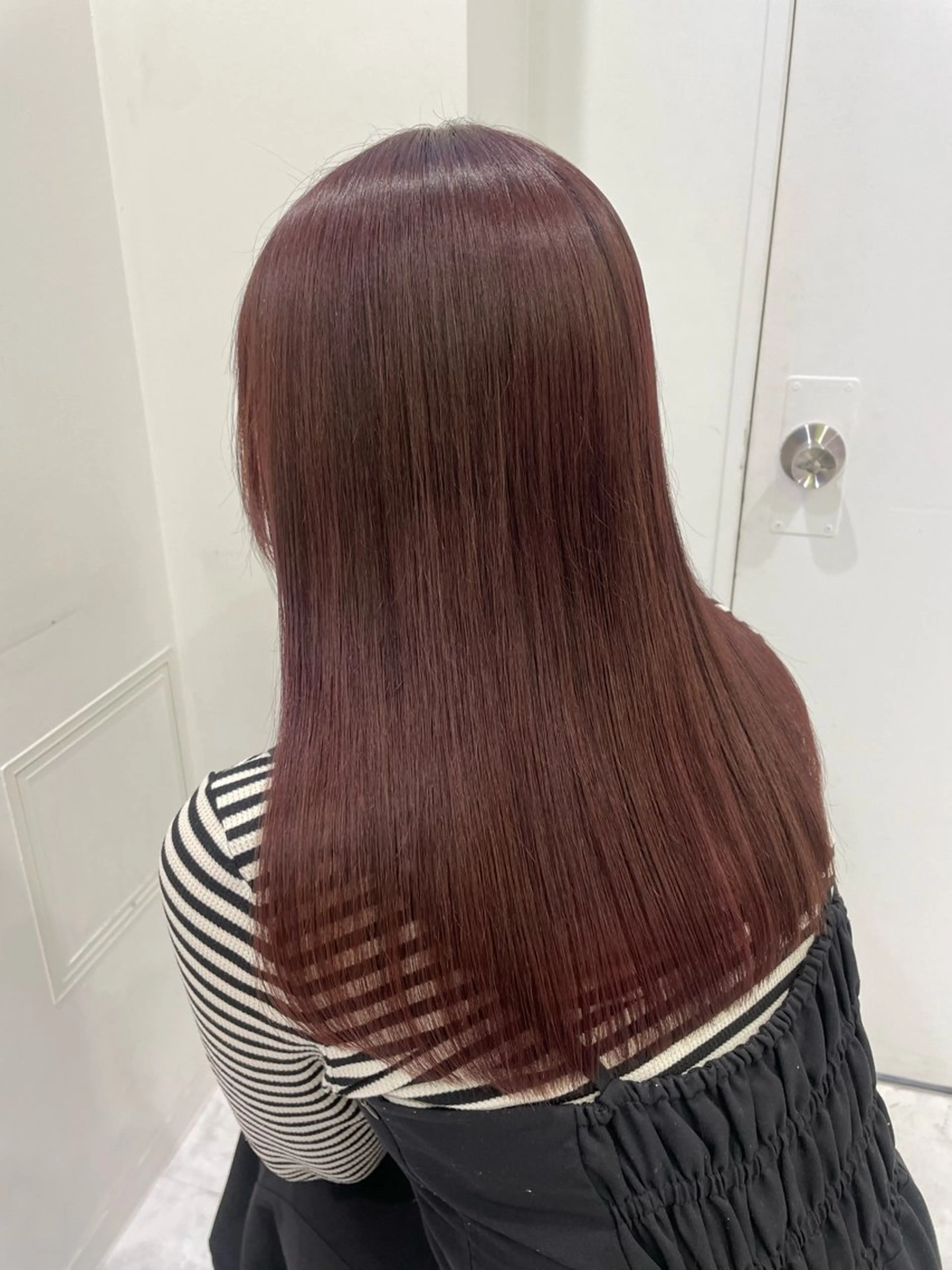 カラー ヘアカラー トリートメント ガーリー/暖色カラー 🎀MEARI🩰のヘアスタイル