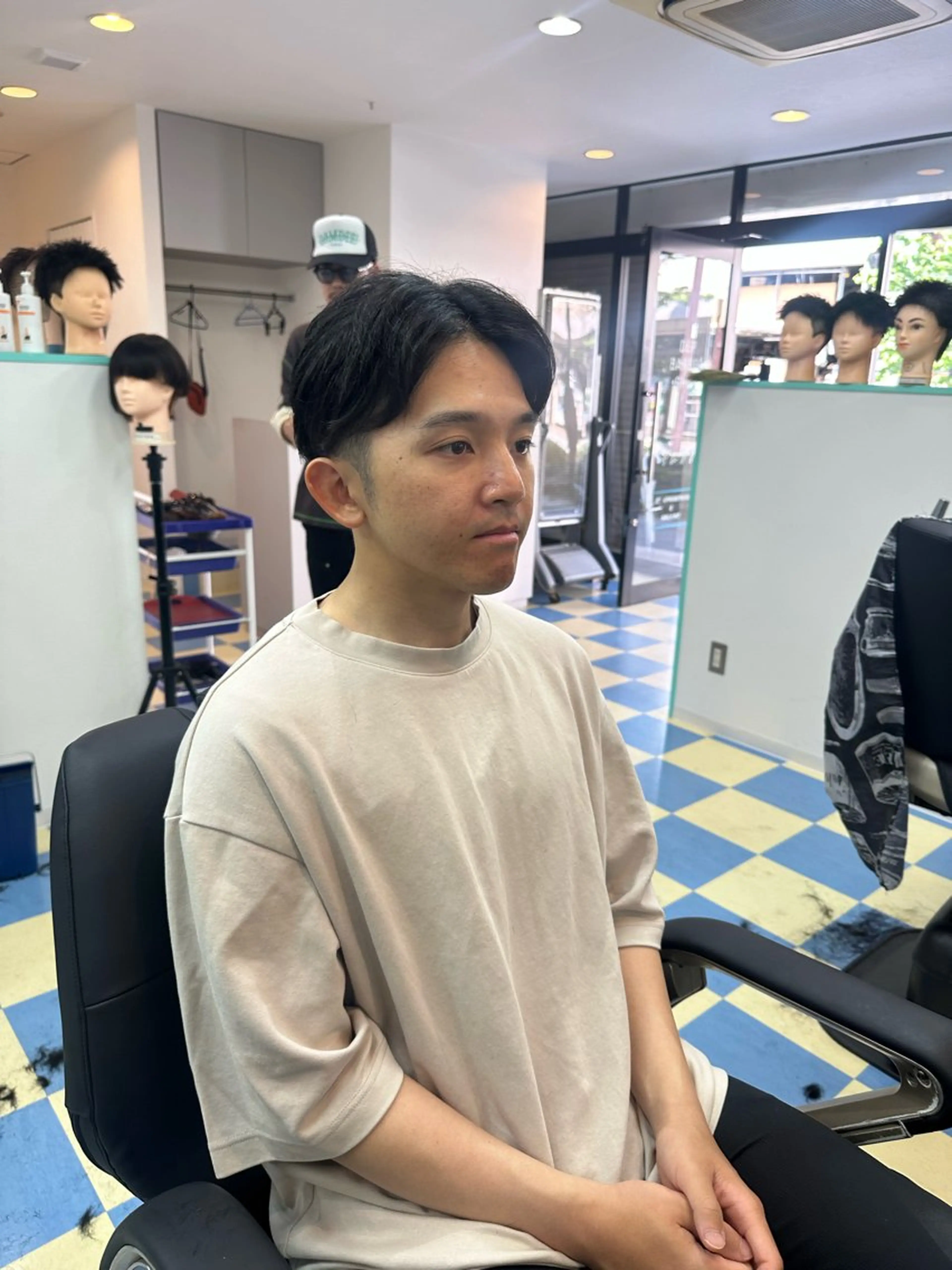 ミディアム メンズ Barber Tribe所属・メンズショート/ フェード/超駅近のヘアスタイル
