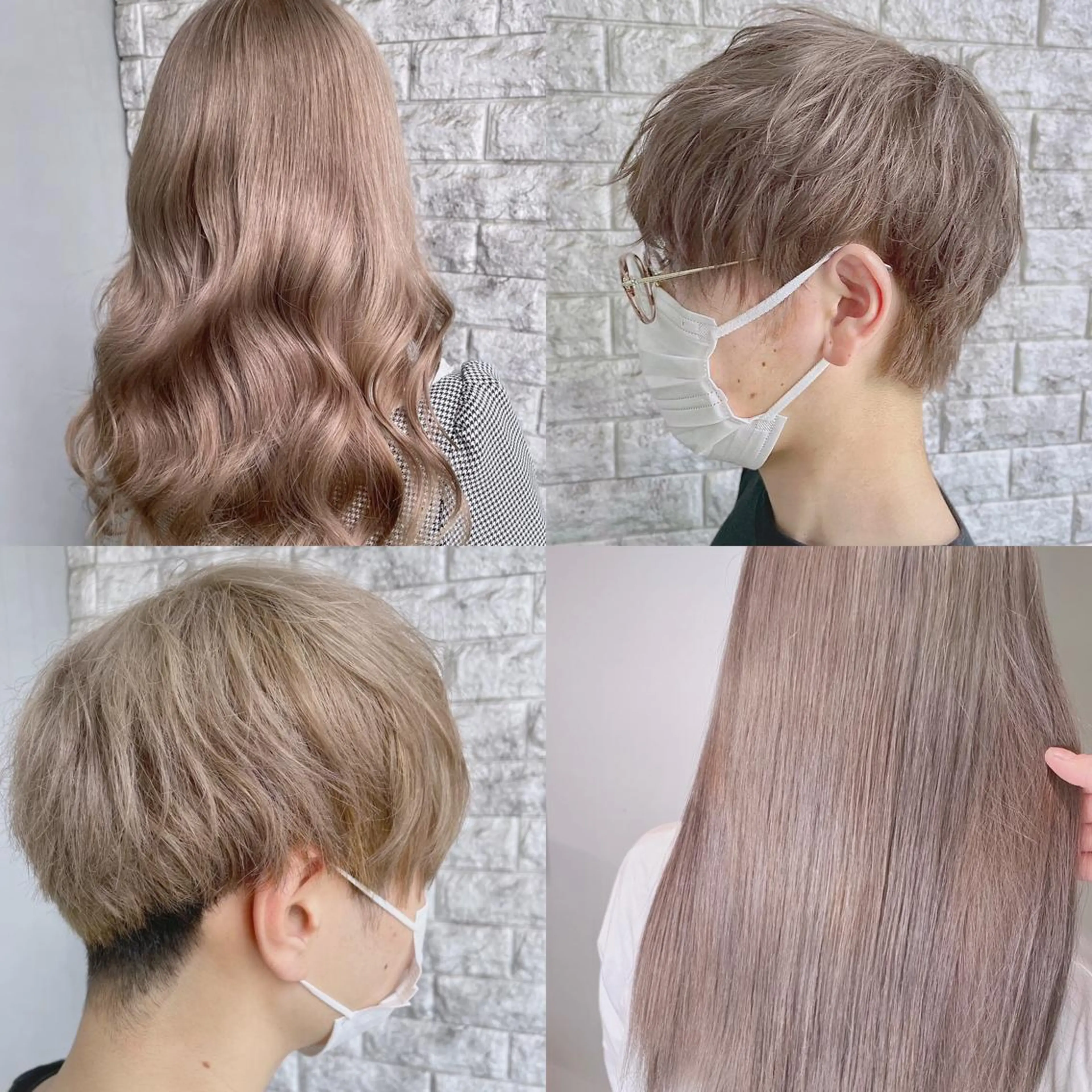 カラー EMANON新宿南口所属・🦄中性ウルフ ☁️Shiori🦄のヘアスタイル