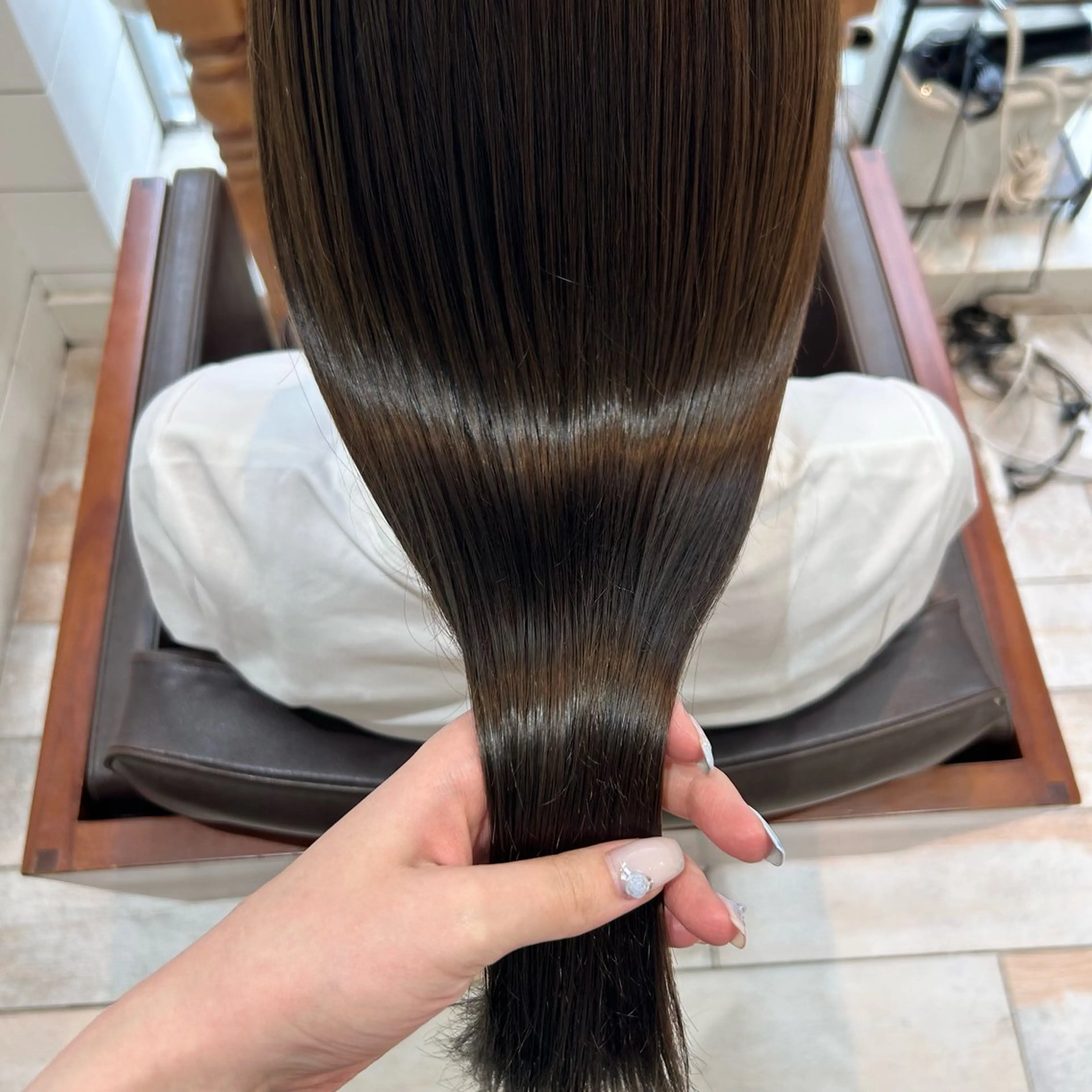 ロング ヘアカラー トリートメント Rion /渋谷のヘアスタイル