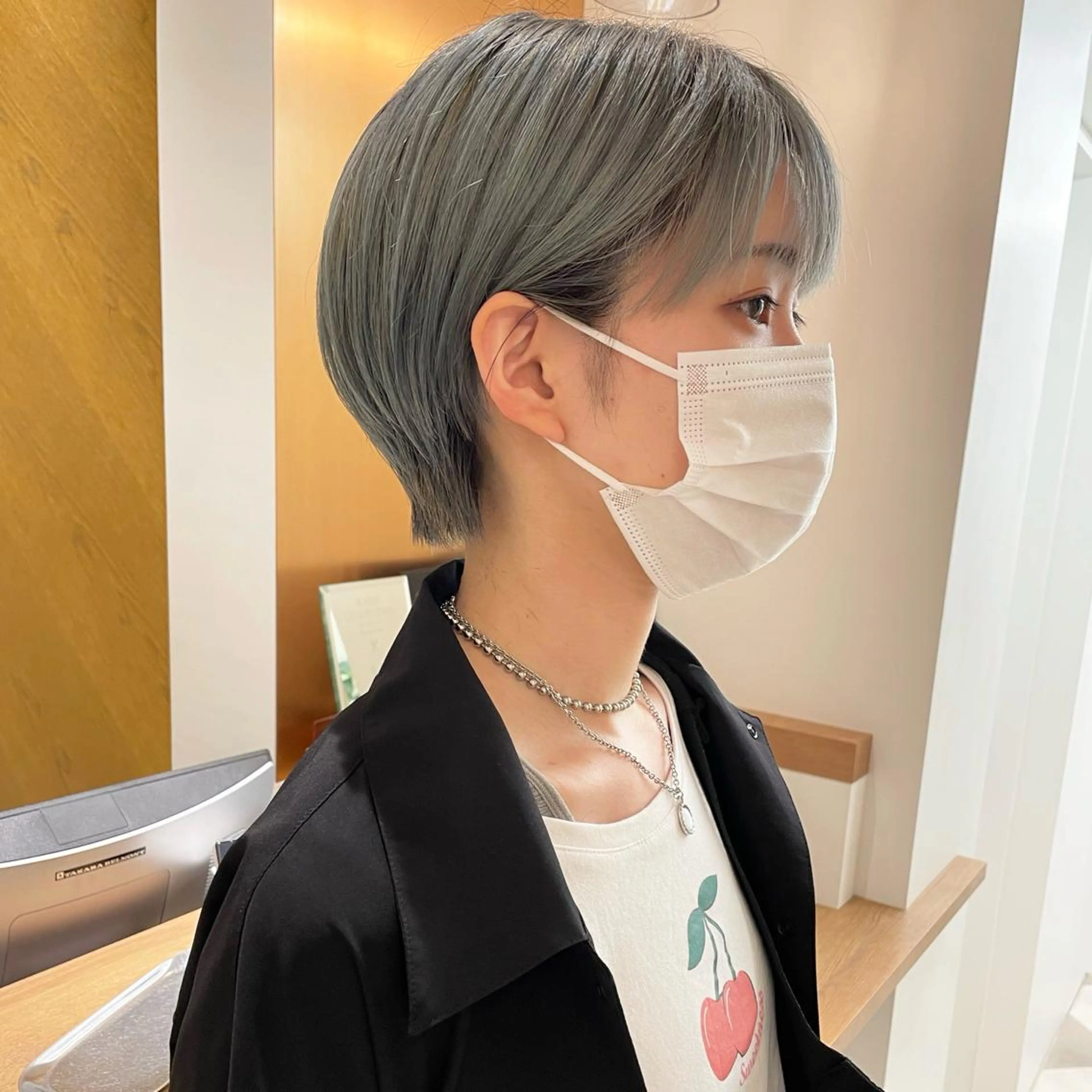 ショート カラー ショートヘア ヘアカラー トリートメント ボブ/レイヤー/ケア パーマ/リュウタのヘアスタイル