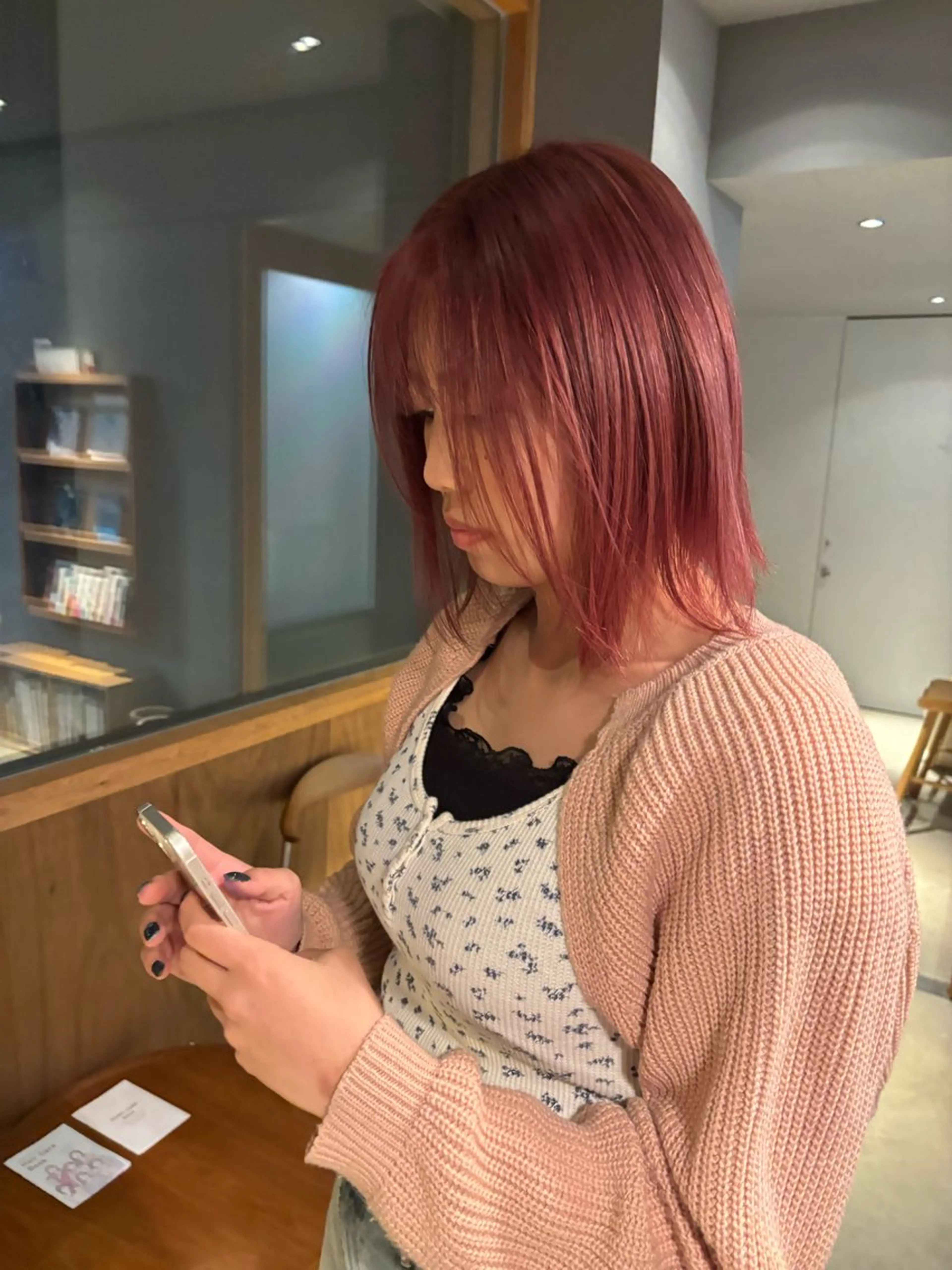 ミディアム カラー ヘアカラー duft. Natsuneのヘアスタイル