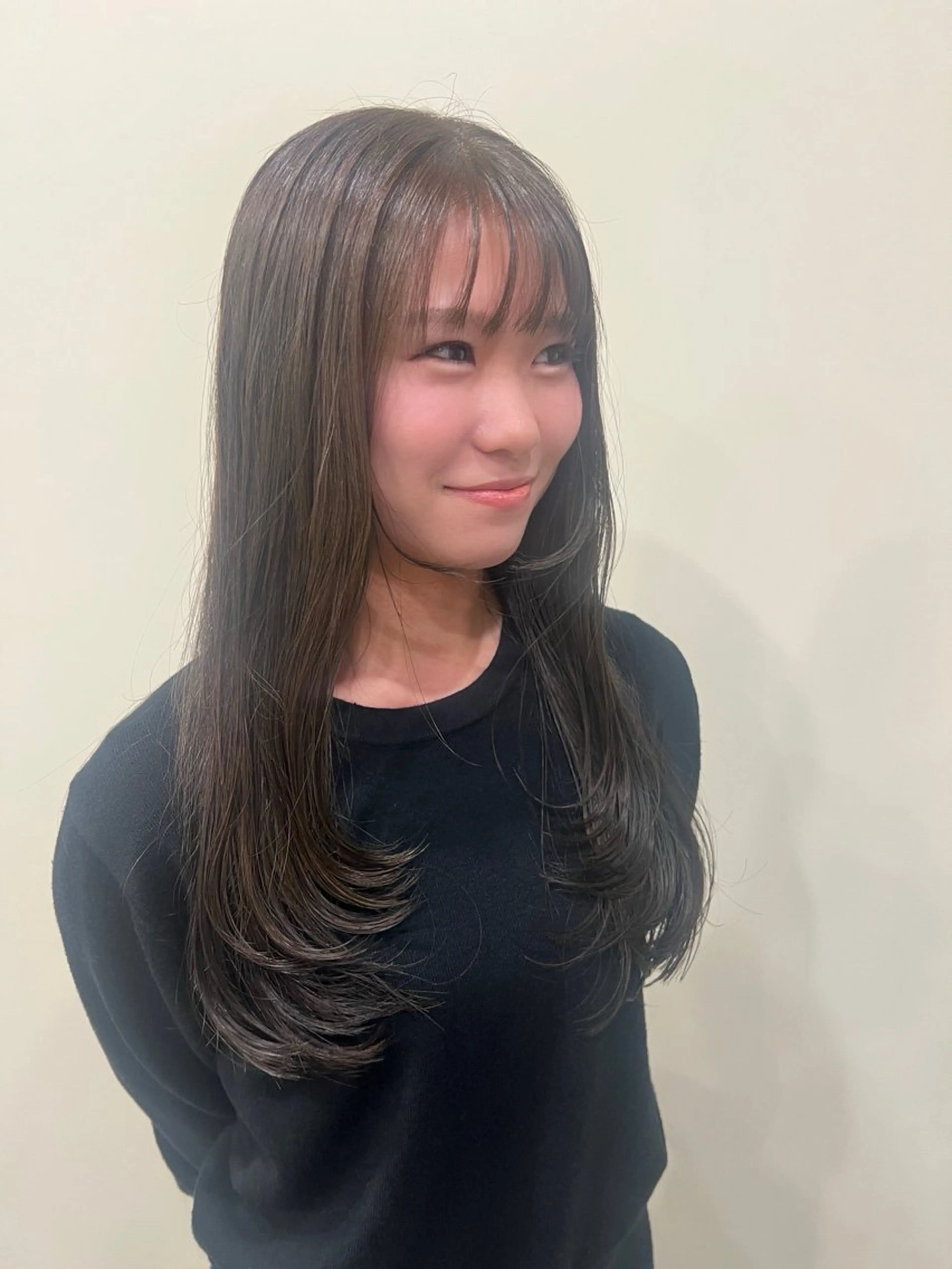 ロング カラー カット ヘアカラー トリートメント tomu/天神大名/ 透明感カラー🐧のヘアスタイル