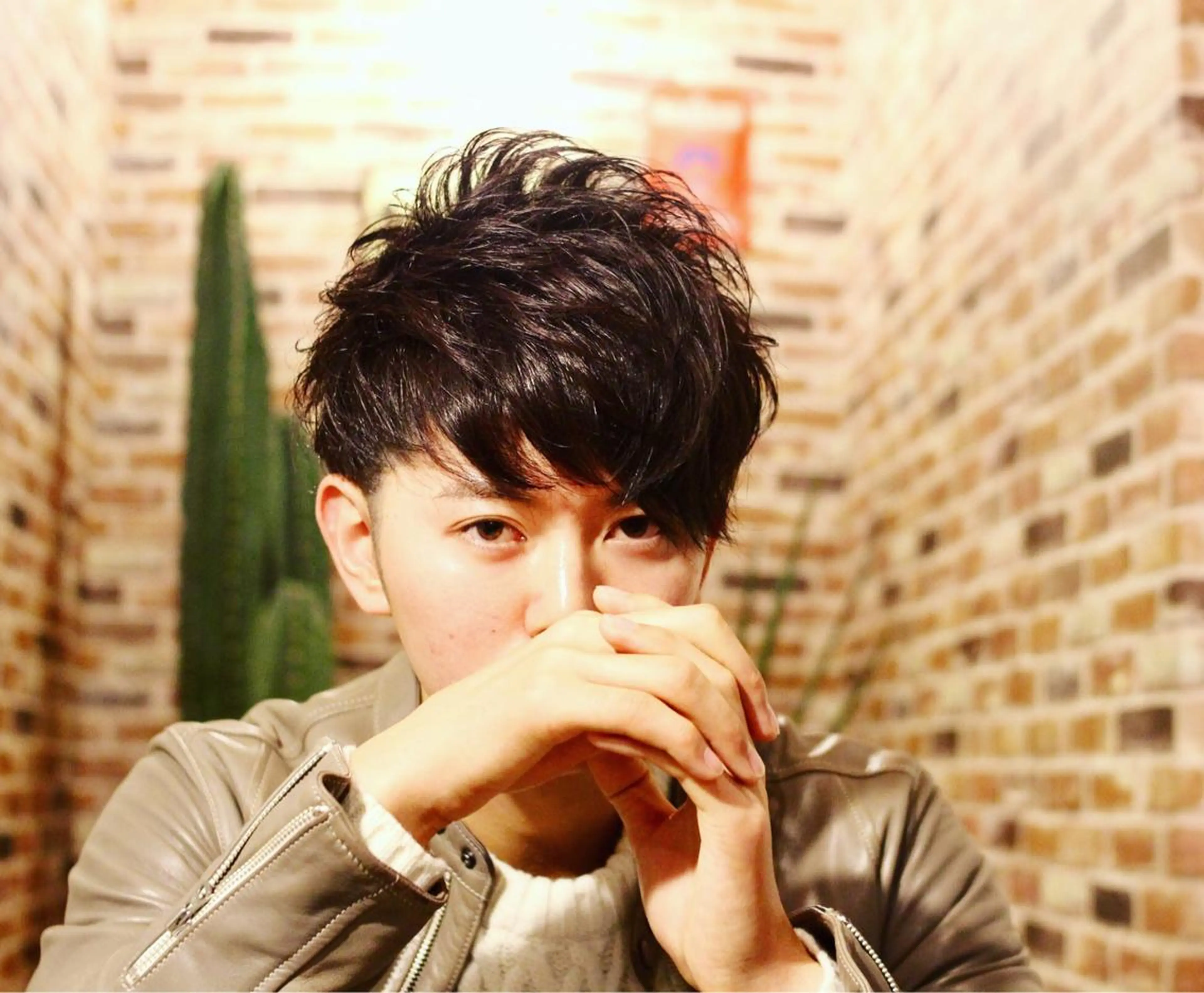 ショート メンズ メンズパーマ 石鳶 勝のヘアスタイル