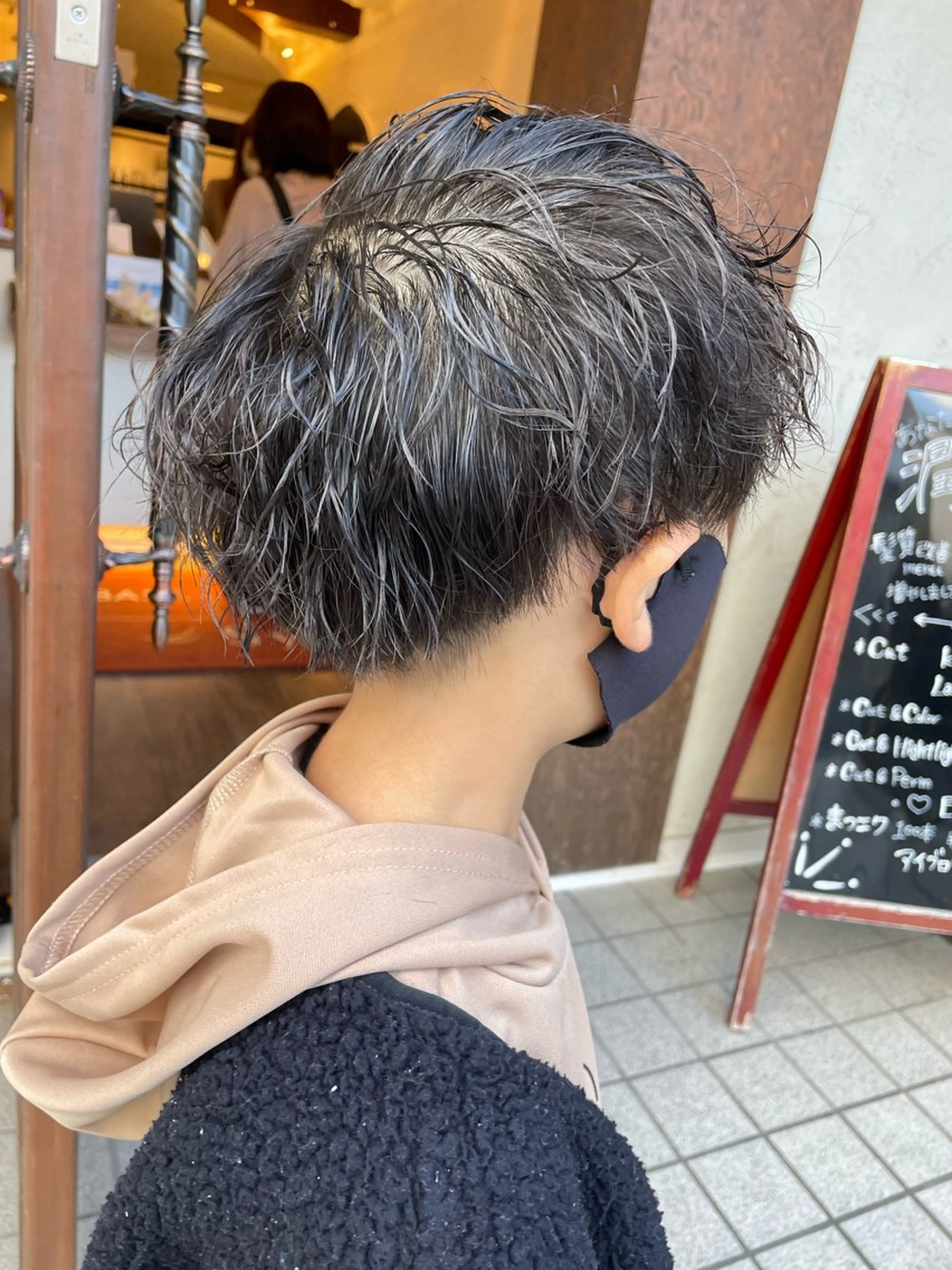 ショート メンズ キッズ カット 前川 万都里のヘアスタイル