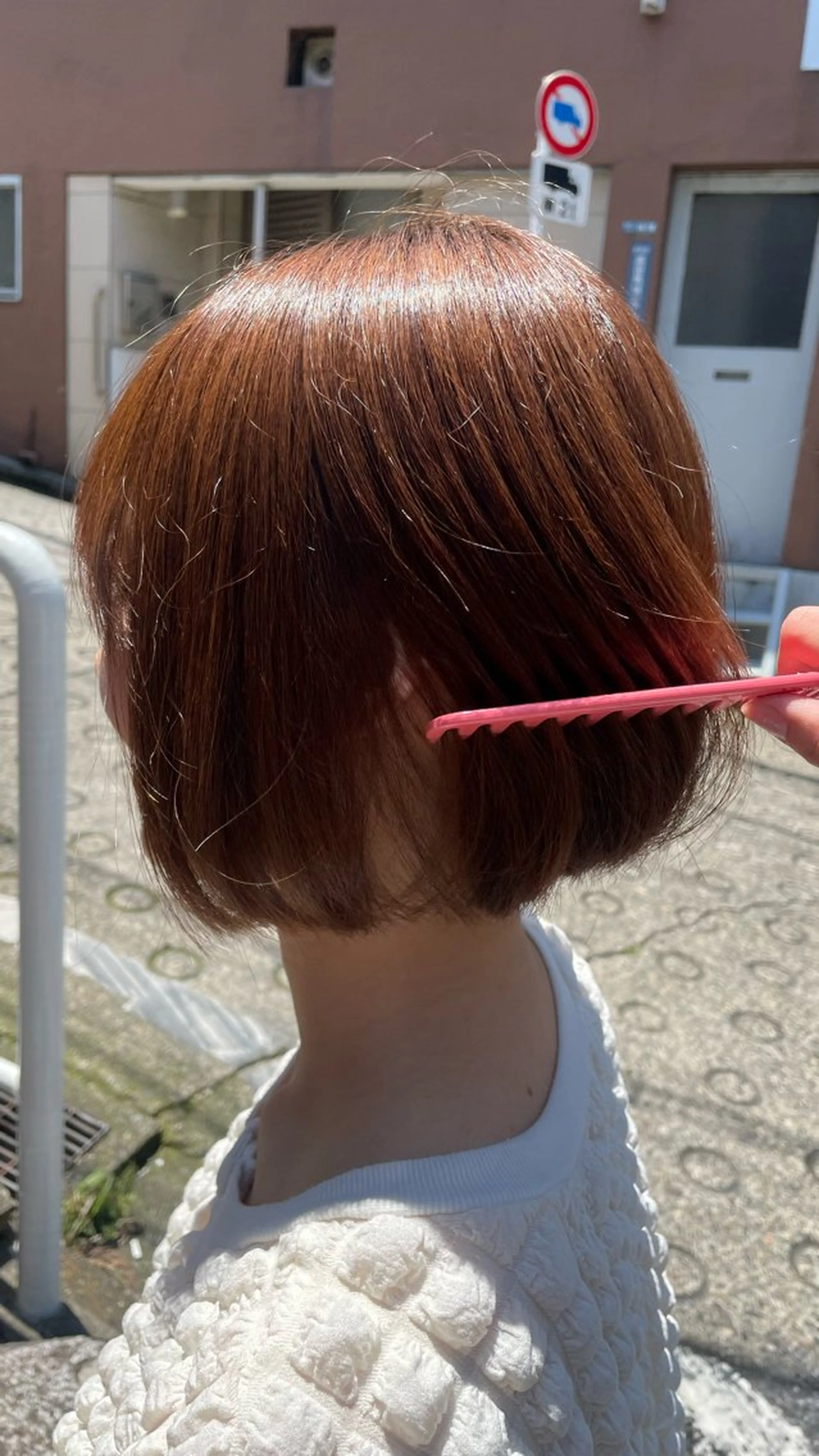 ショート ヘアカラー 🖤Keina🖤 大人上品カラー.*˚のヘアスタイル