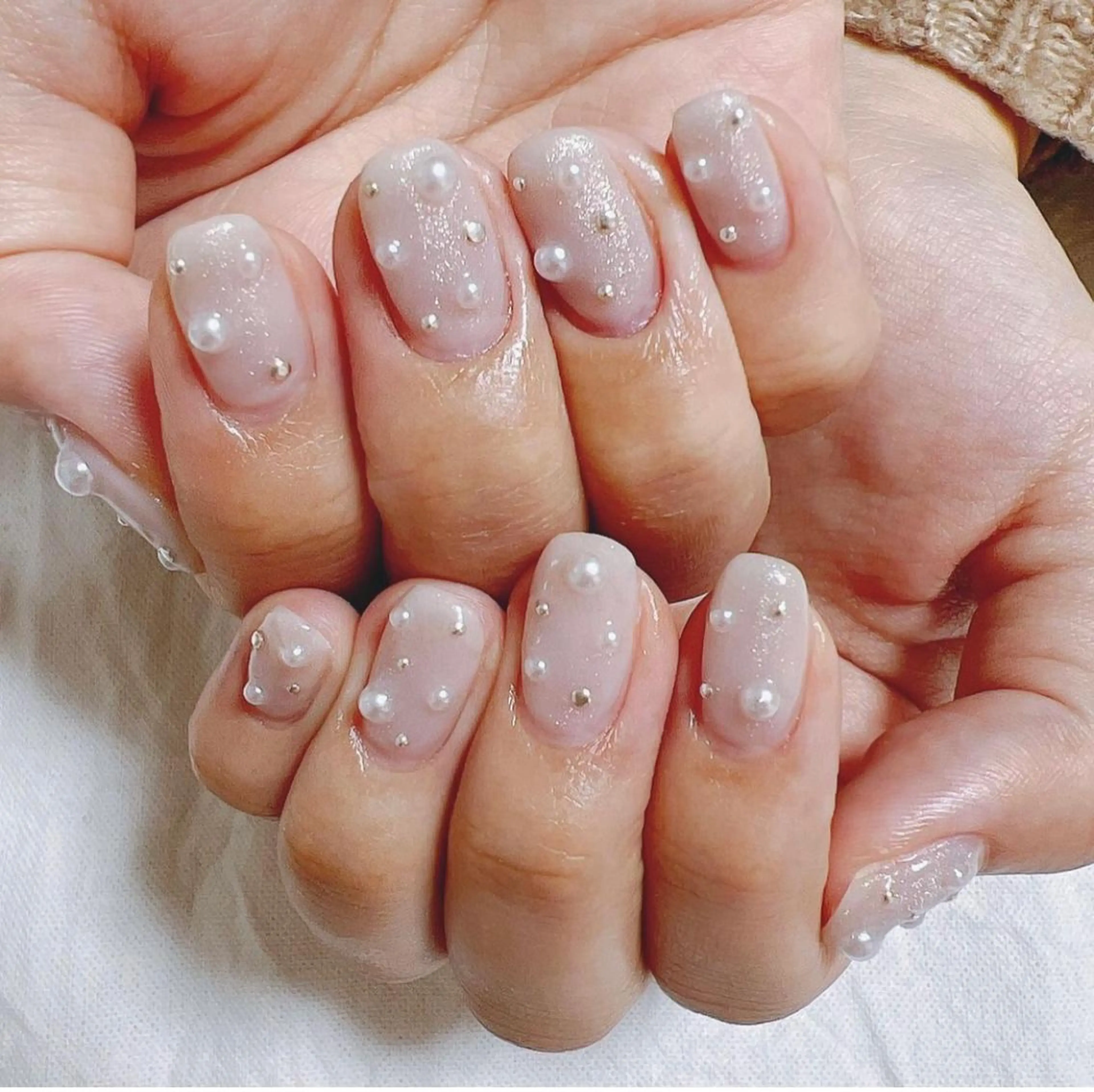 ネイル マグネットネイル ハンドネイル peaberry nailのネイルデザイン