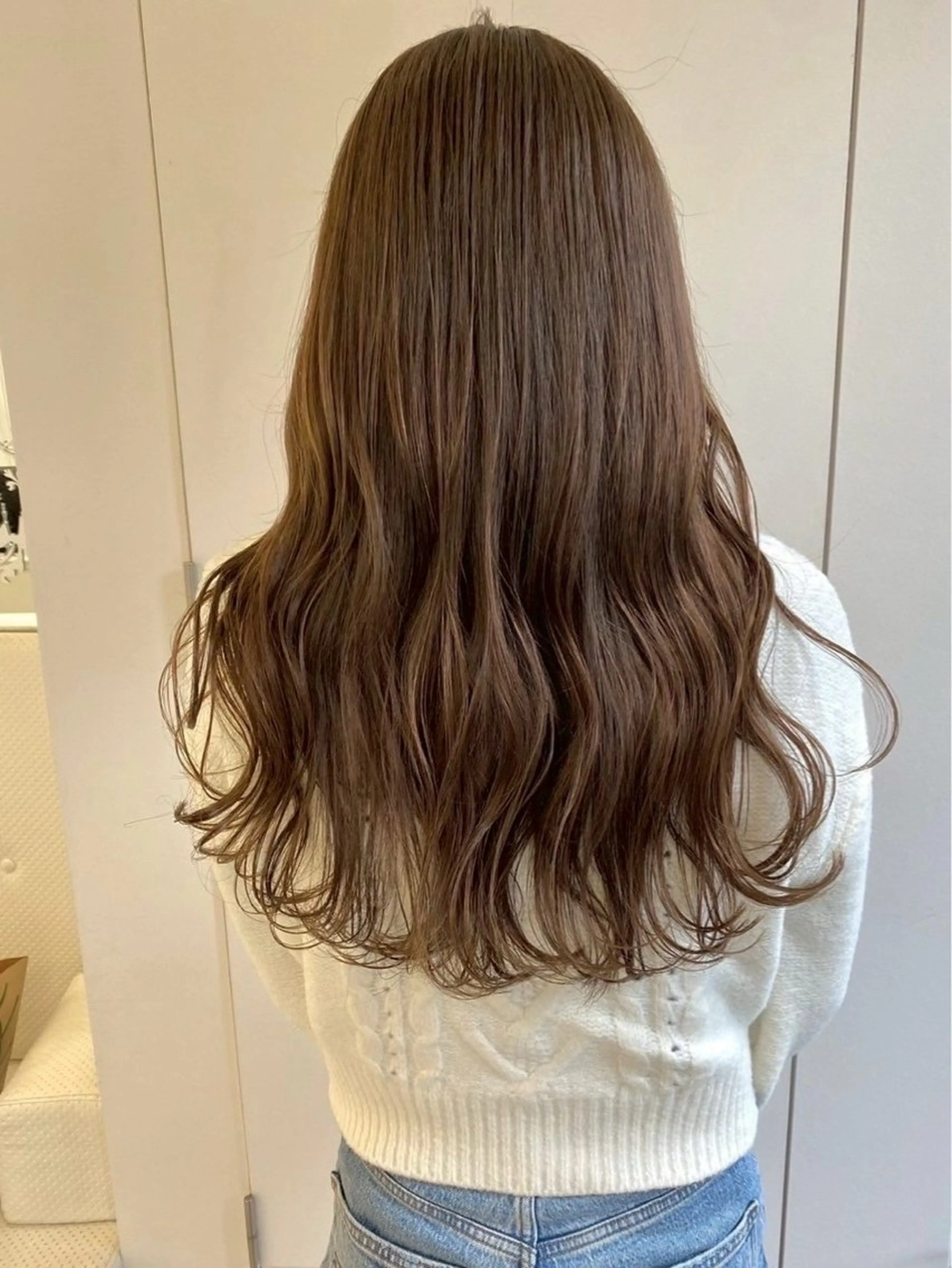 ロング カラー ヘアカラー ParveMix🎀 稲垣詞葉のヘアスタイル