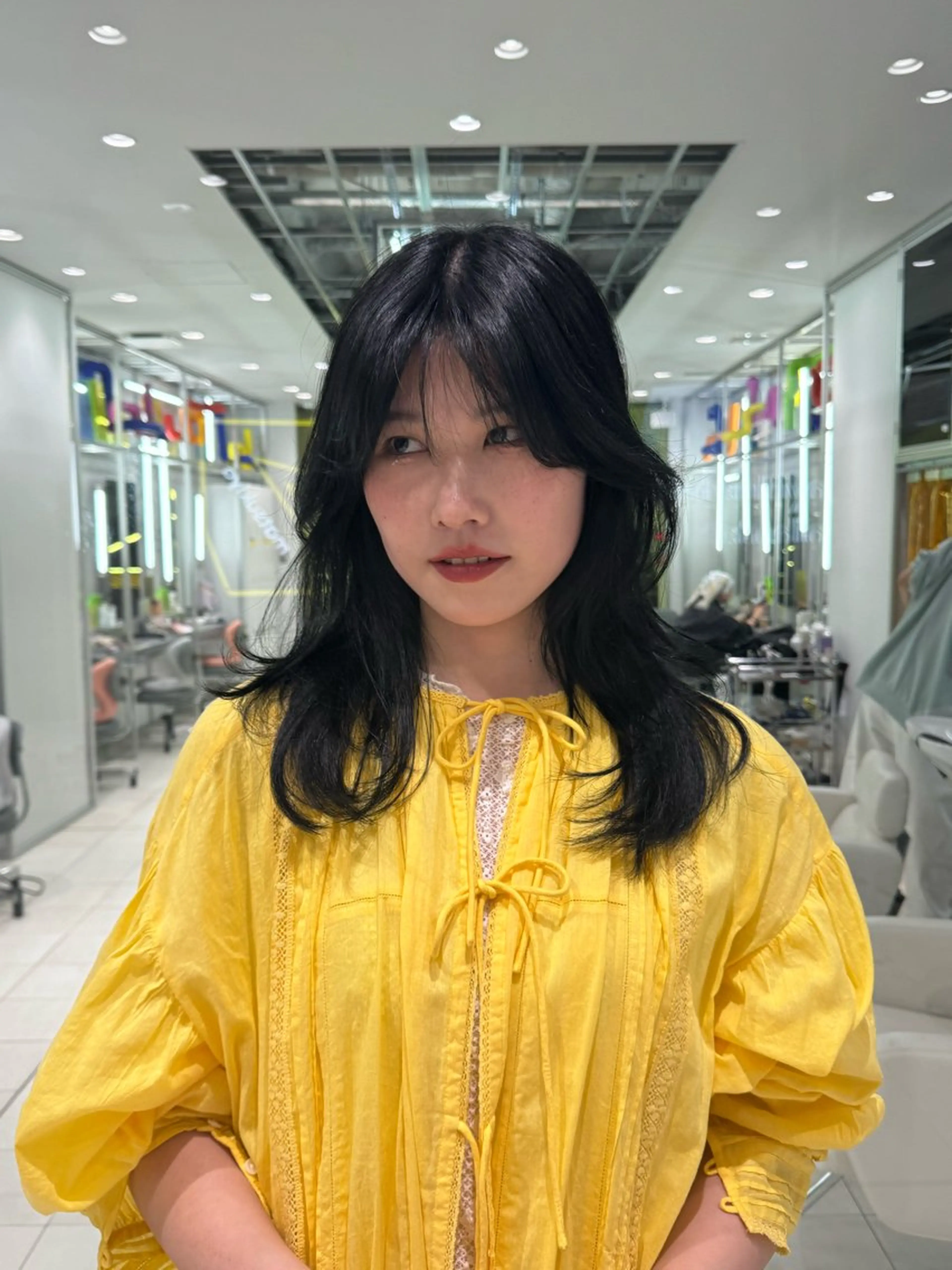 ロング カラー 増井 歩夢のヘアスタイル