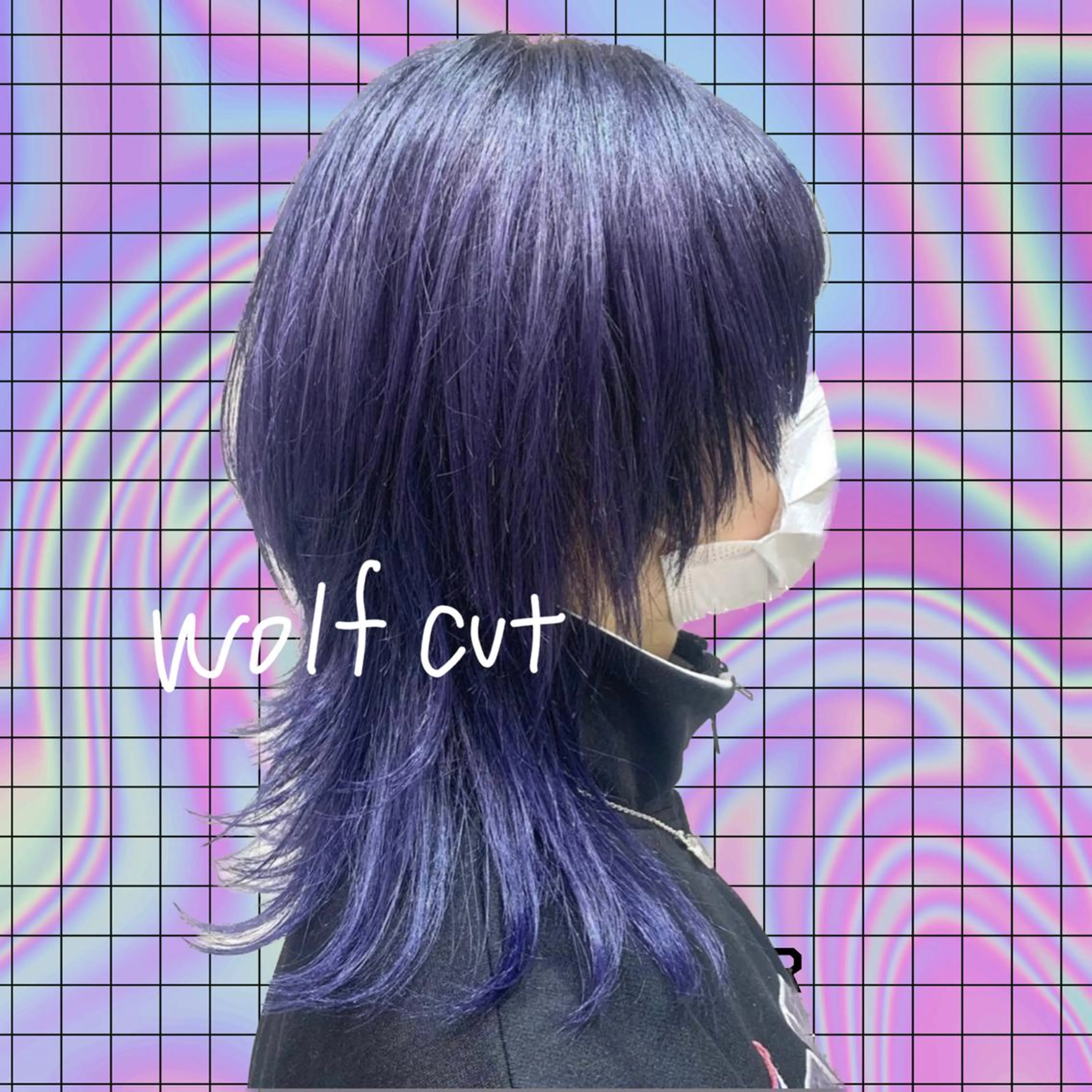 ミディアム ウルフカット hollo原宿所属・パーマ/ハイトーン 🎀Rumiのヘアスタイル