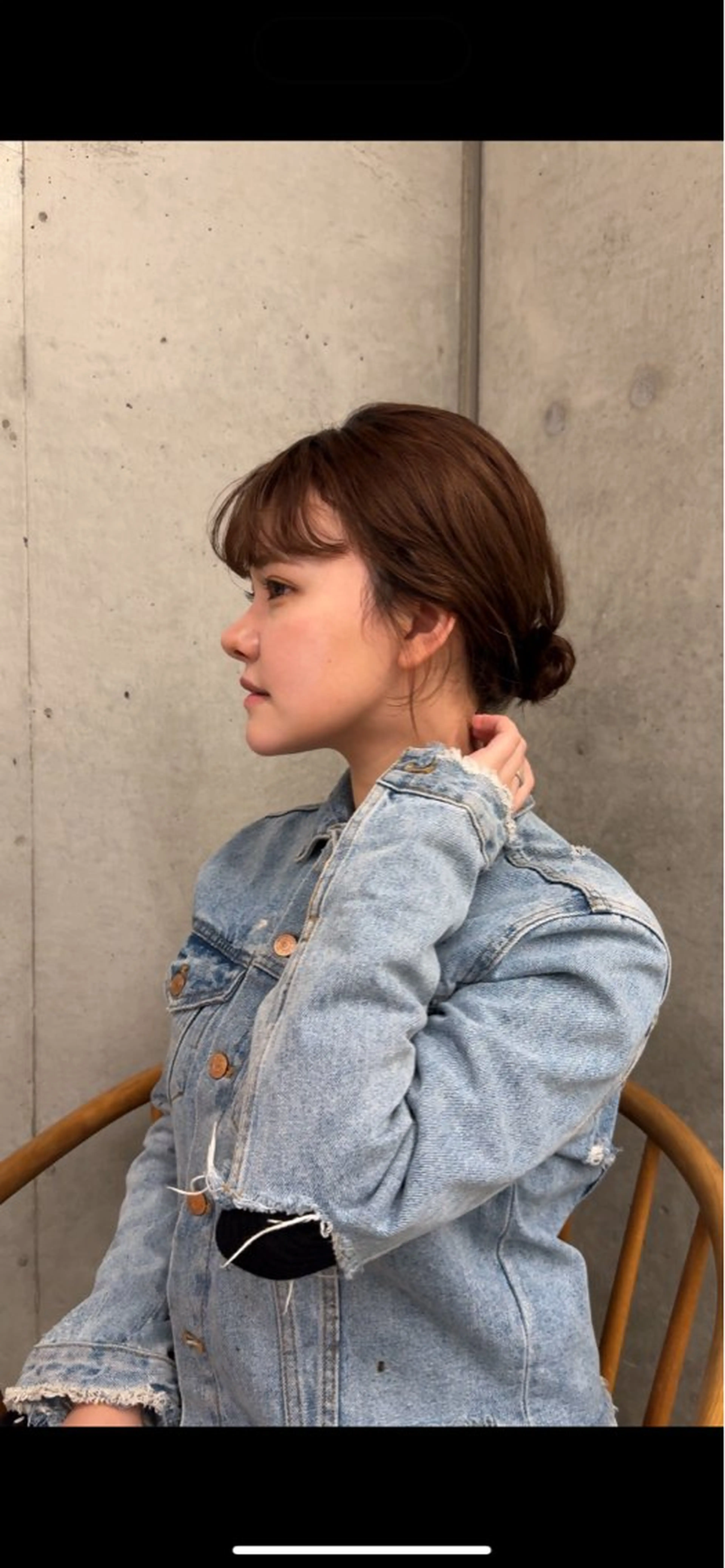 ミディアム ヘアアレンジ 簡単アレンジ Qin shaire salon 原宿所属・🌿パーマ/ボブ/ レイヤー/Mikiのその他イメージ