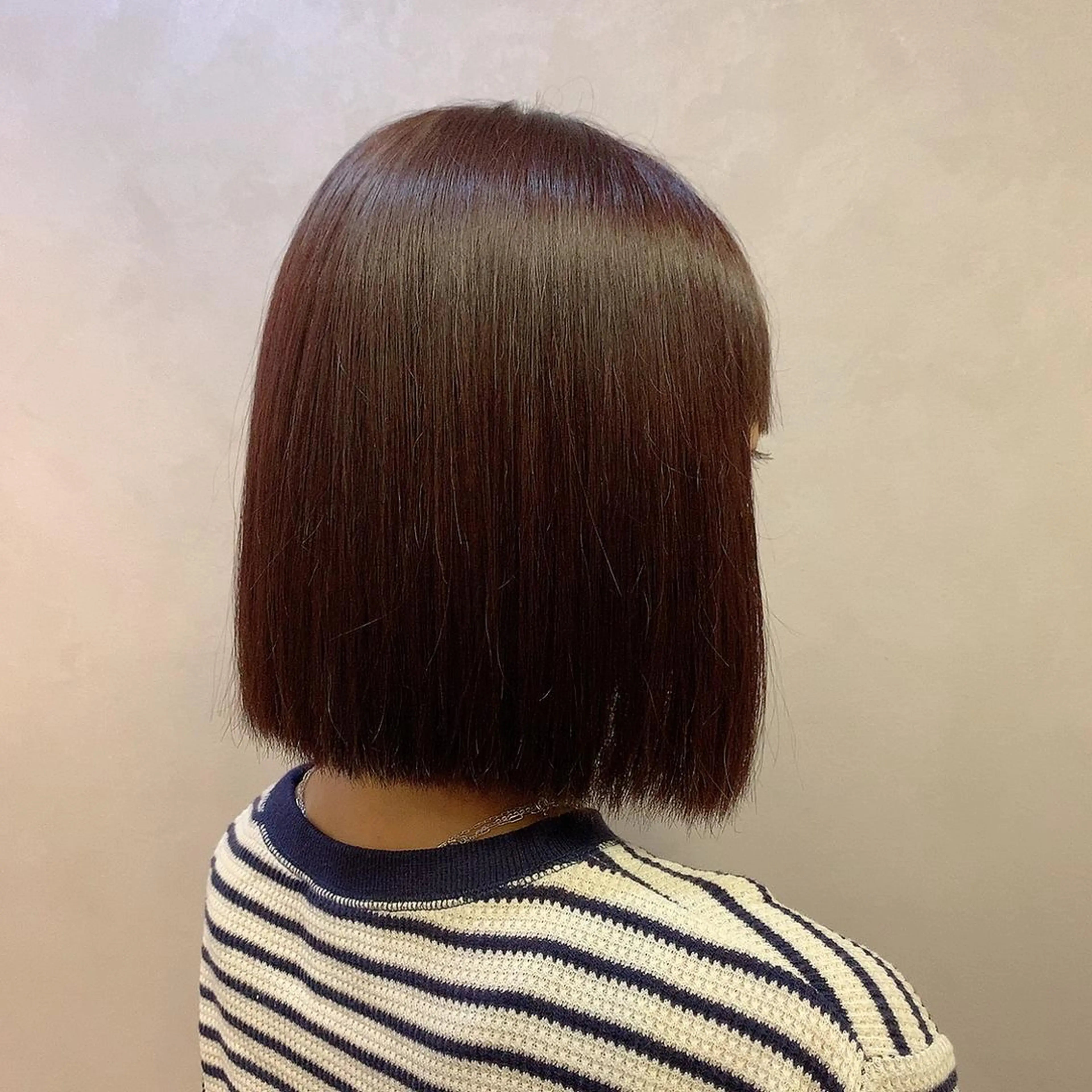 ミディアム カラー ブラウンカラー レッドカラー レッドブラウン Emma ecole所属・Emma ecole /栄/RIOのヘアスタイル