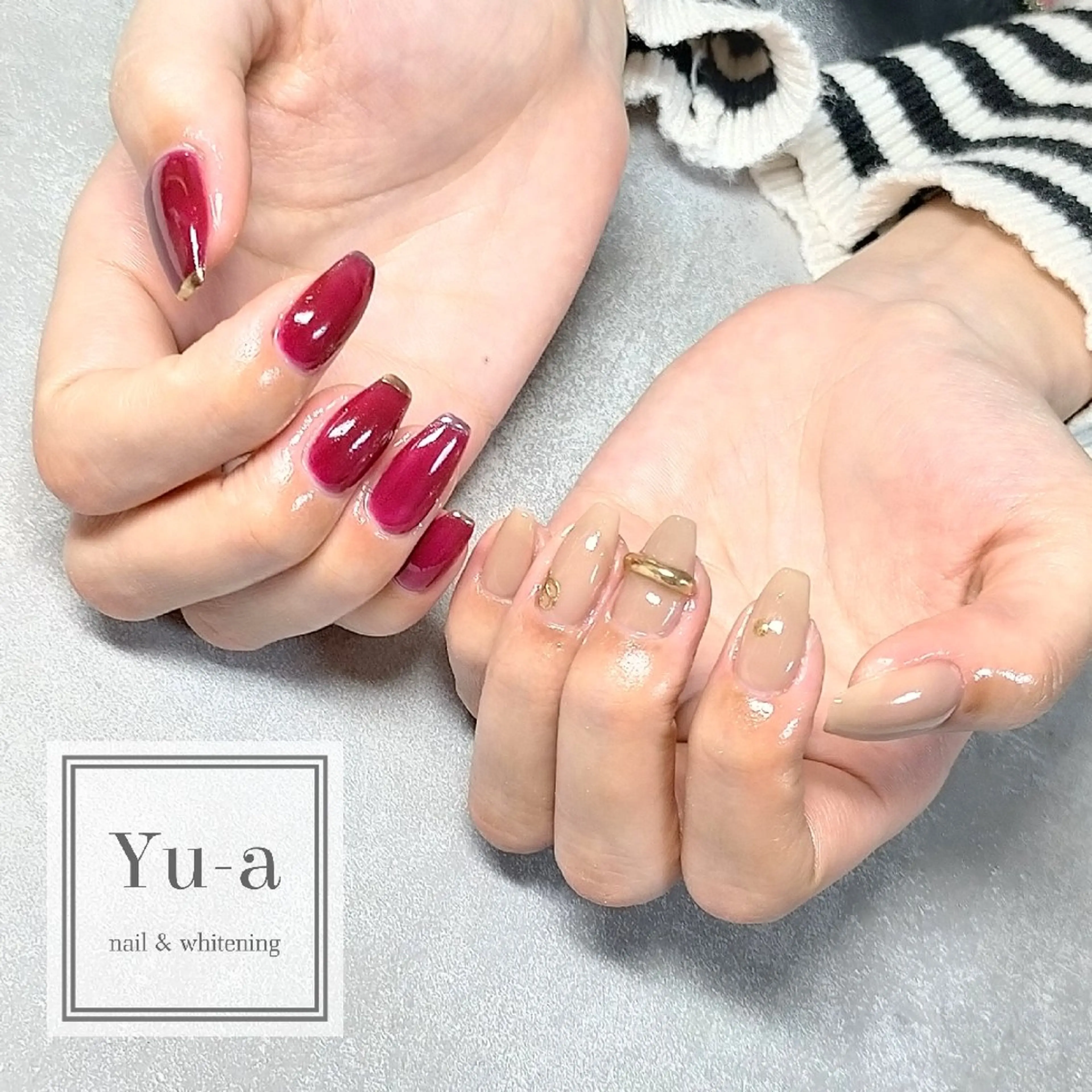 ネイル ハンドネイル yu-a☆  ネイル ＆ホワイトニングのネイルデザイン