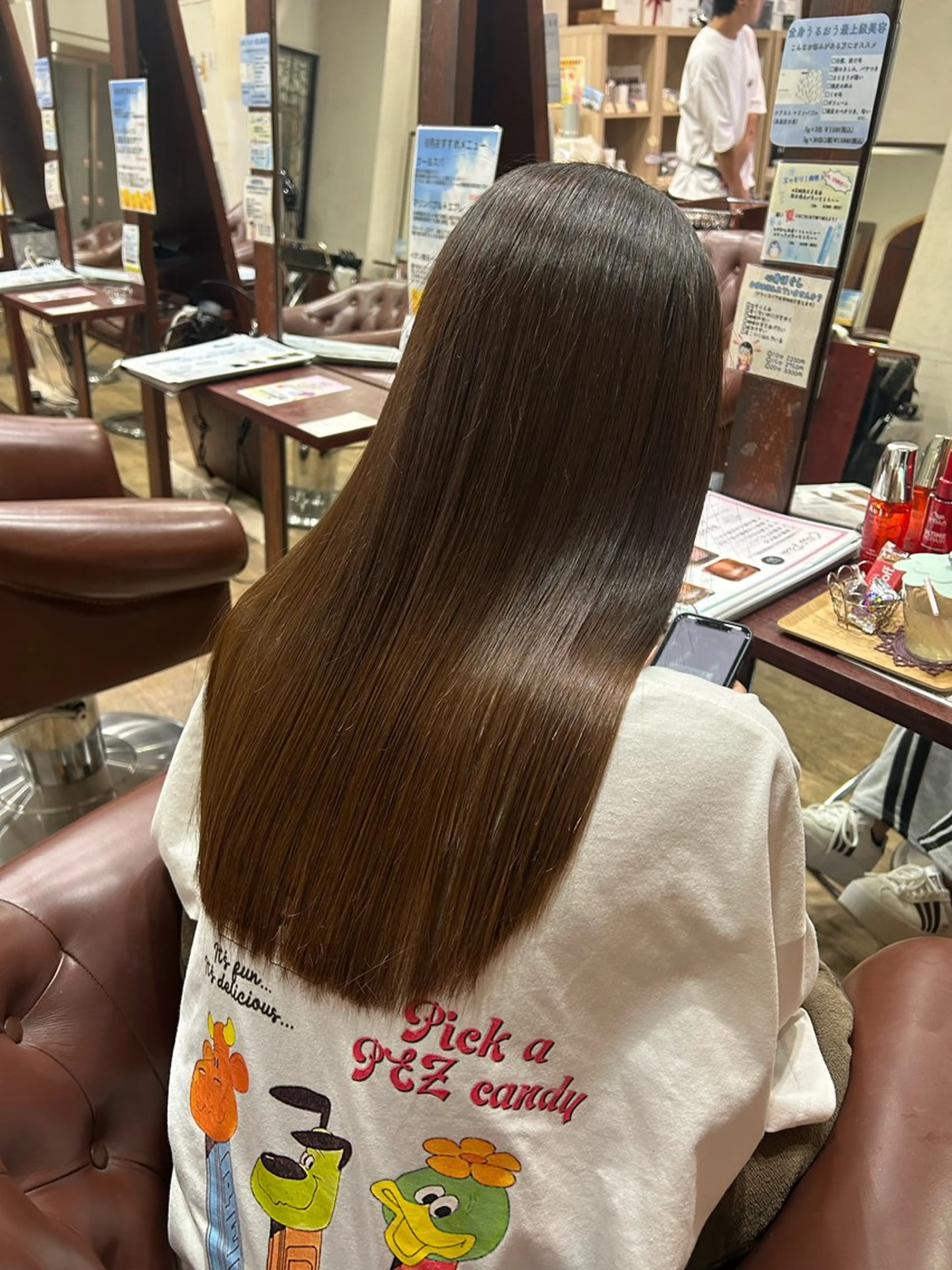 ロング Happiness王寺所属・髪質改善カラー 🫧萩原のヘアスタイル