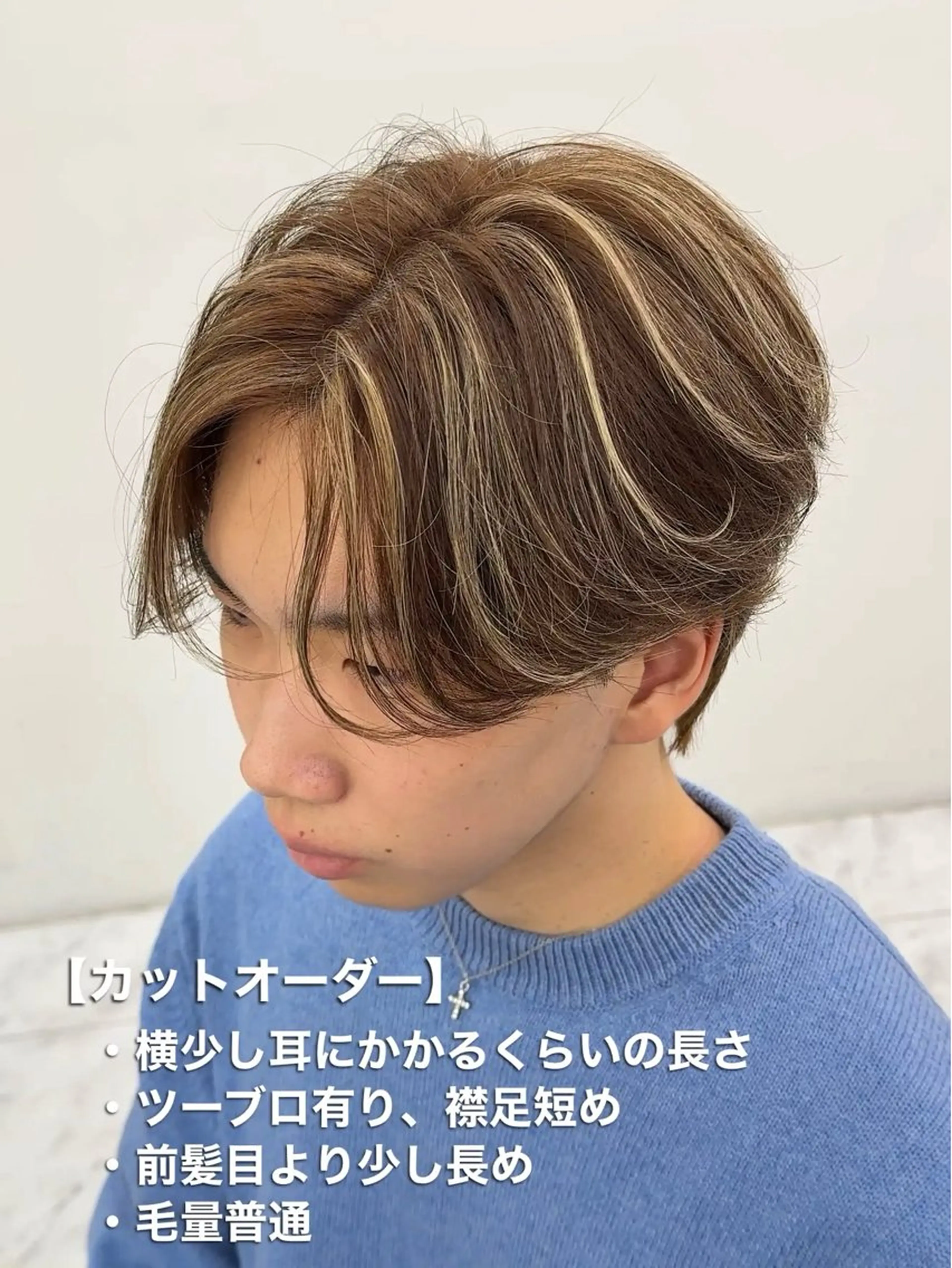 メンズ メンズメッシュ カット メンズ/メッシュ /セット/aoiのヘアスタイル