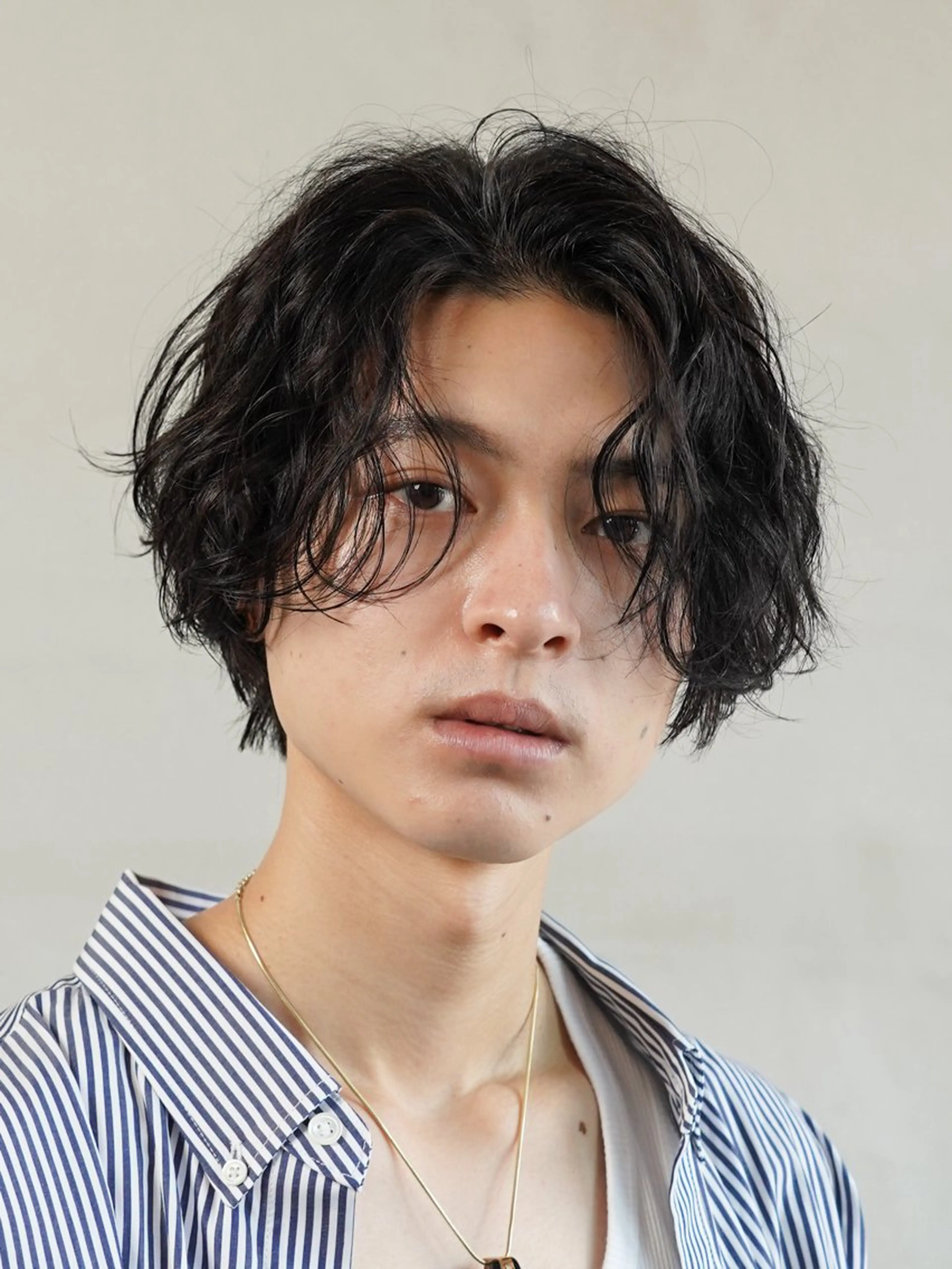 ミディアム パーマ メンズ パーマ fifth 名駅所属・深谷 侑亮のヘアスタイル