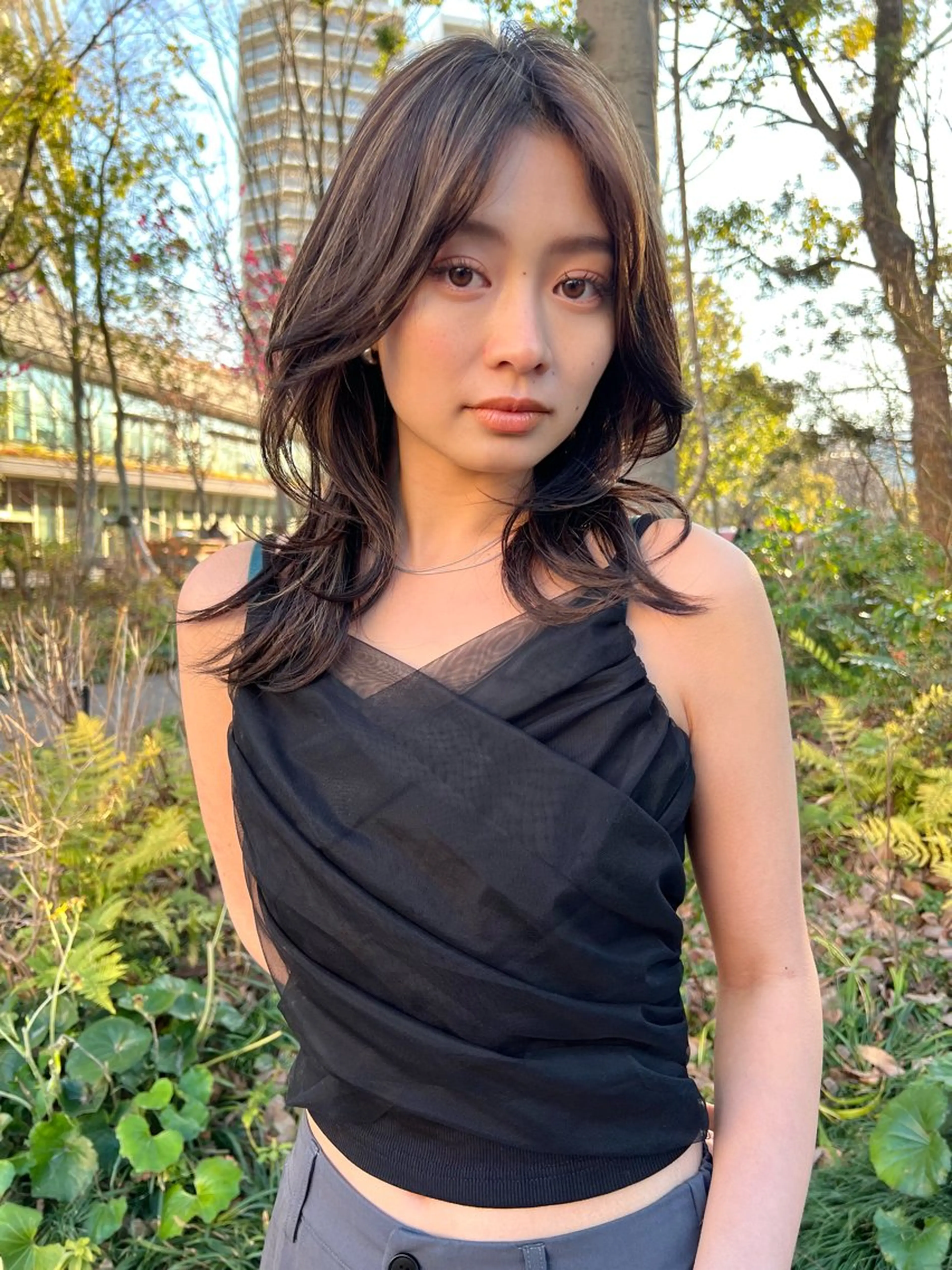 セミロング レイヤー/透明感 🍃鈴木裕介のヘアスタイル