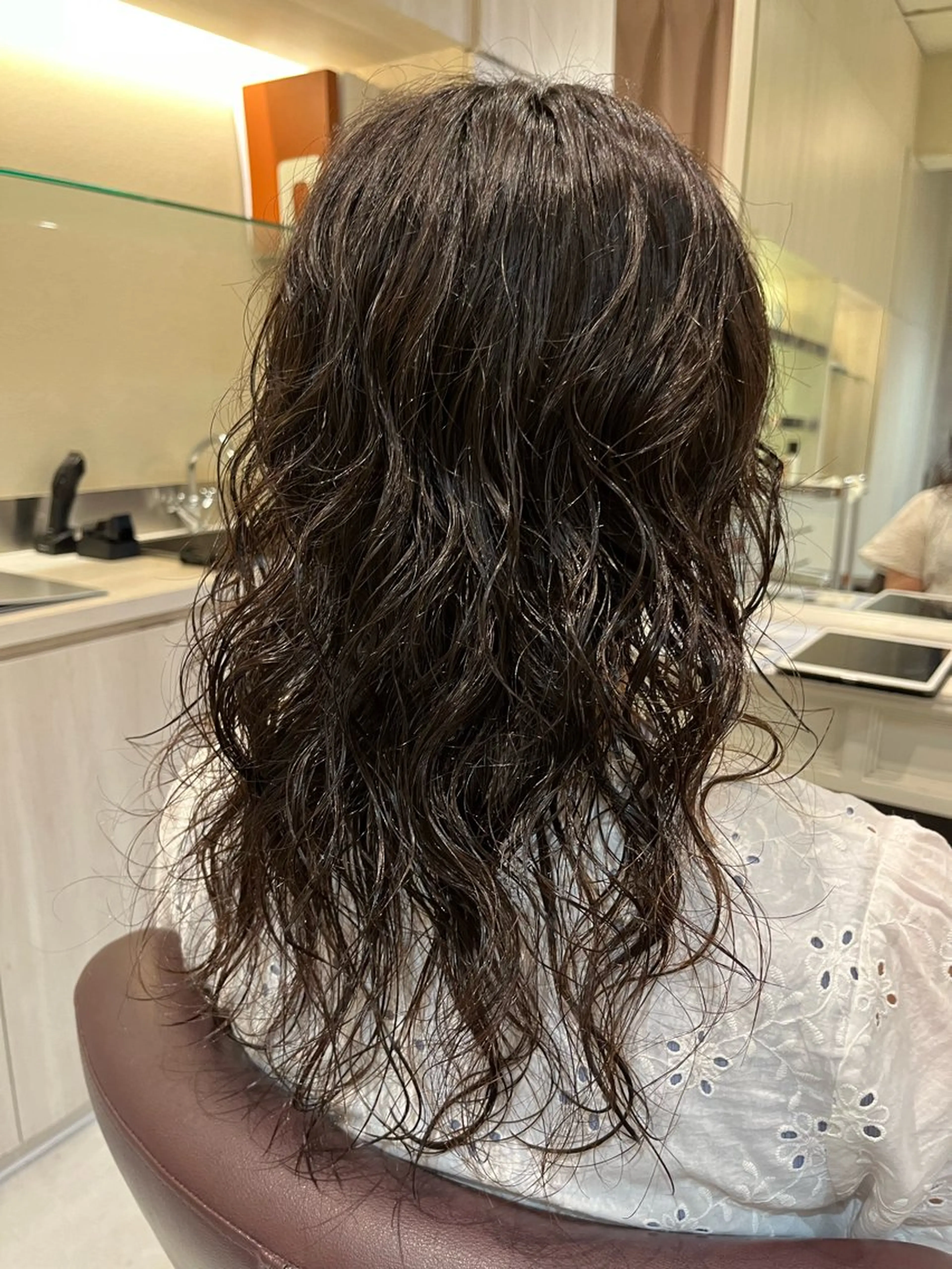 セミロング パーマ セミロングパーマ カット パーマ mulum所属・ボブパーマ/ ウルフパーマ原科🪴のヘアスタイル