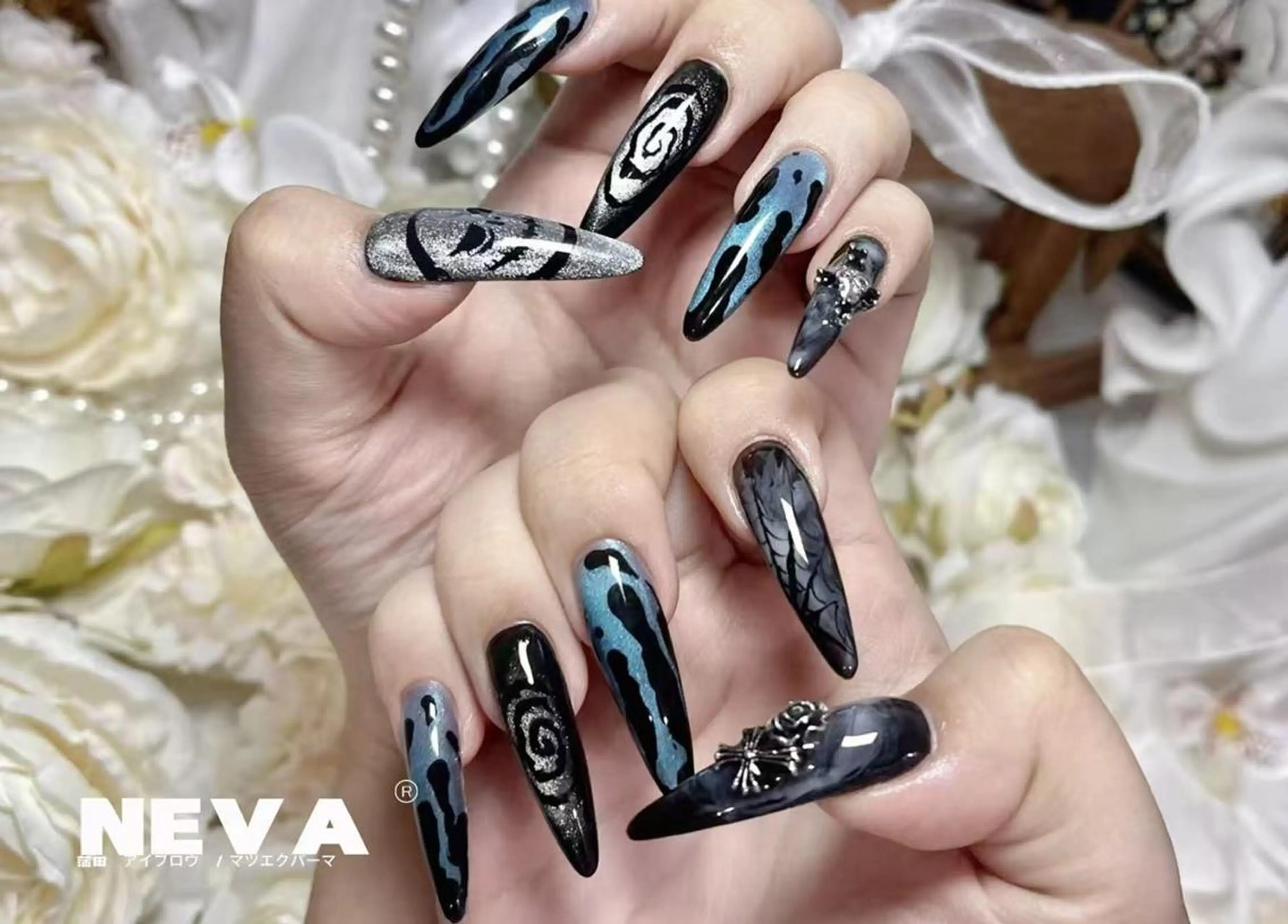 ネイル ハンドネイル ハンドケア 🤍蒲田NEVA ネイル&パーマ🪽のネイルデザイン