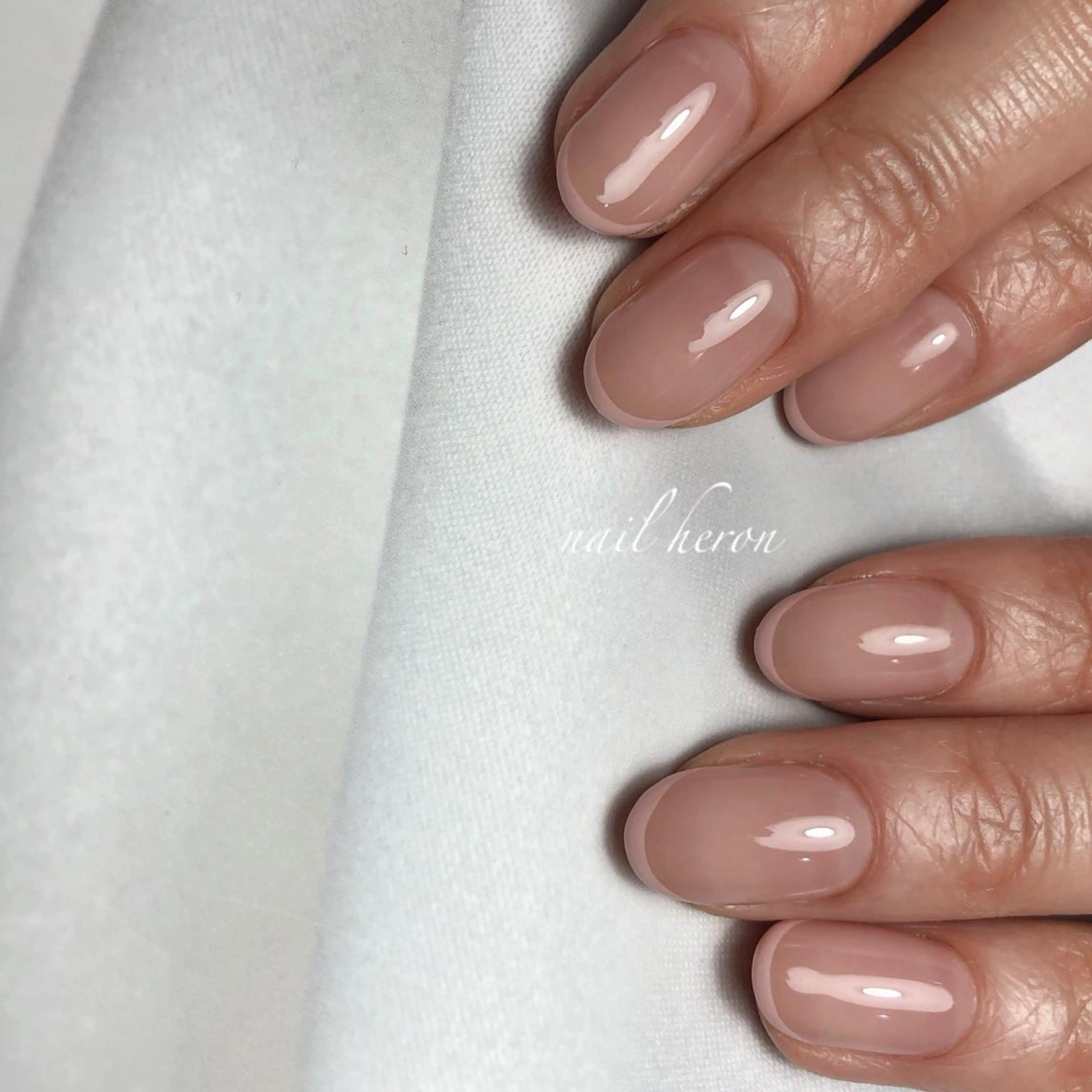 ネイル フレンチネイル 春ネイル ハンドネイル nail heron所属・saki_ nail heronのその他イメージ