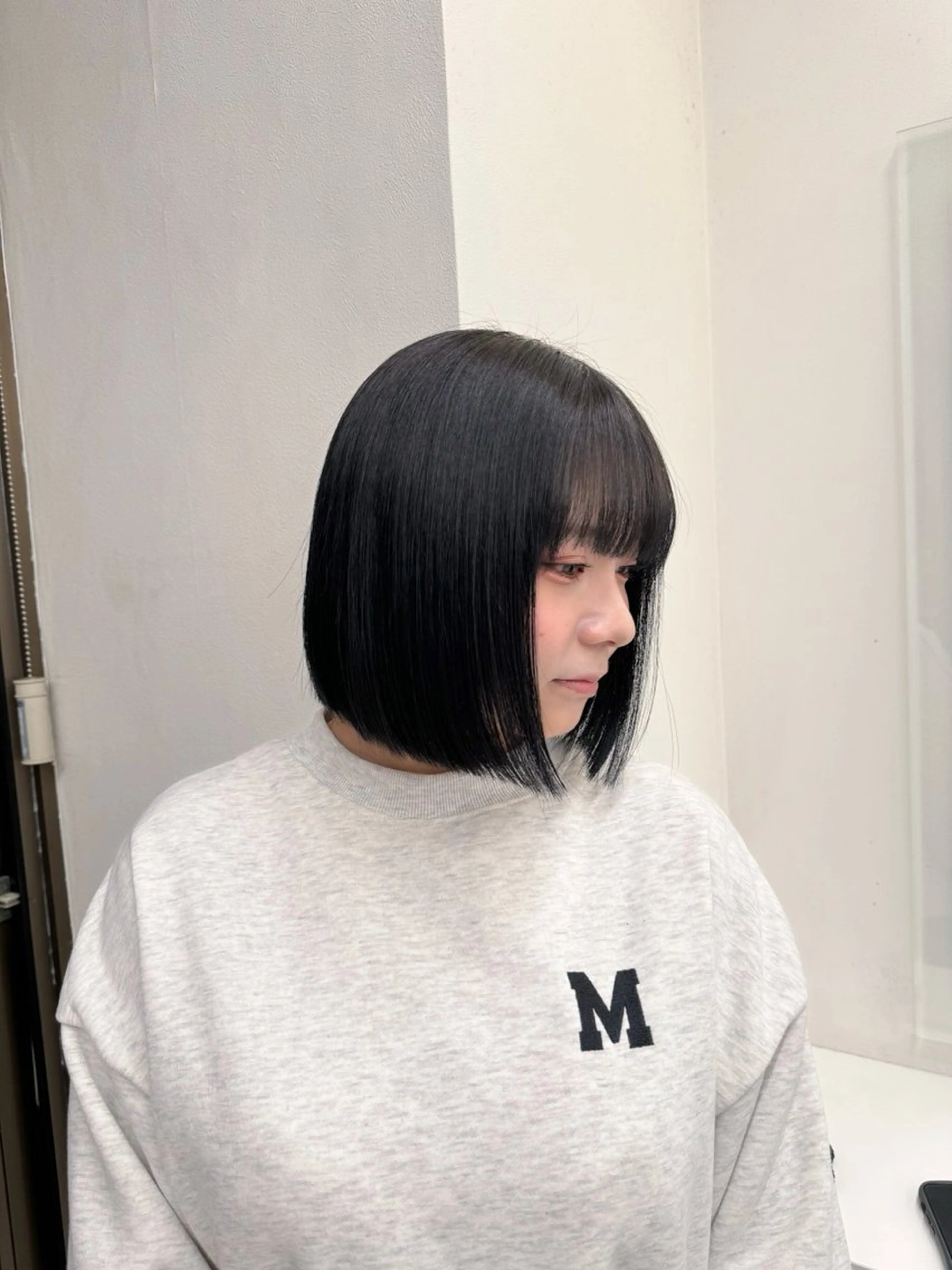 ショート カラー ヘアアレンジ ハイトーン/ボブ /misakiのヘアスタイル