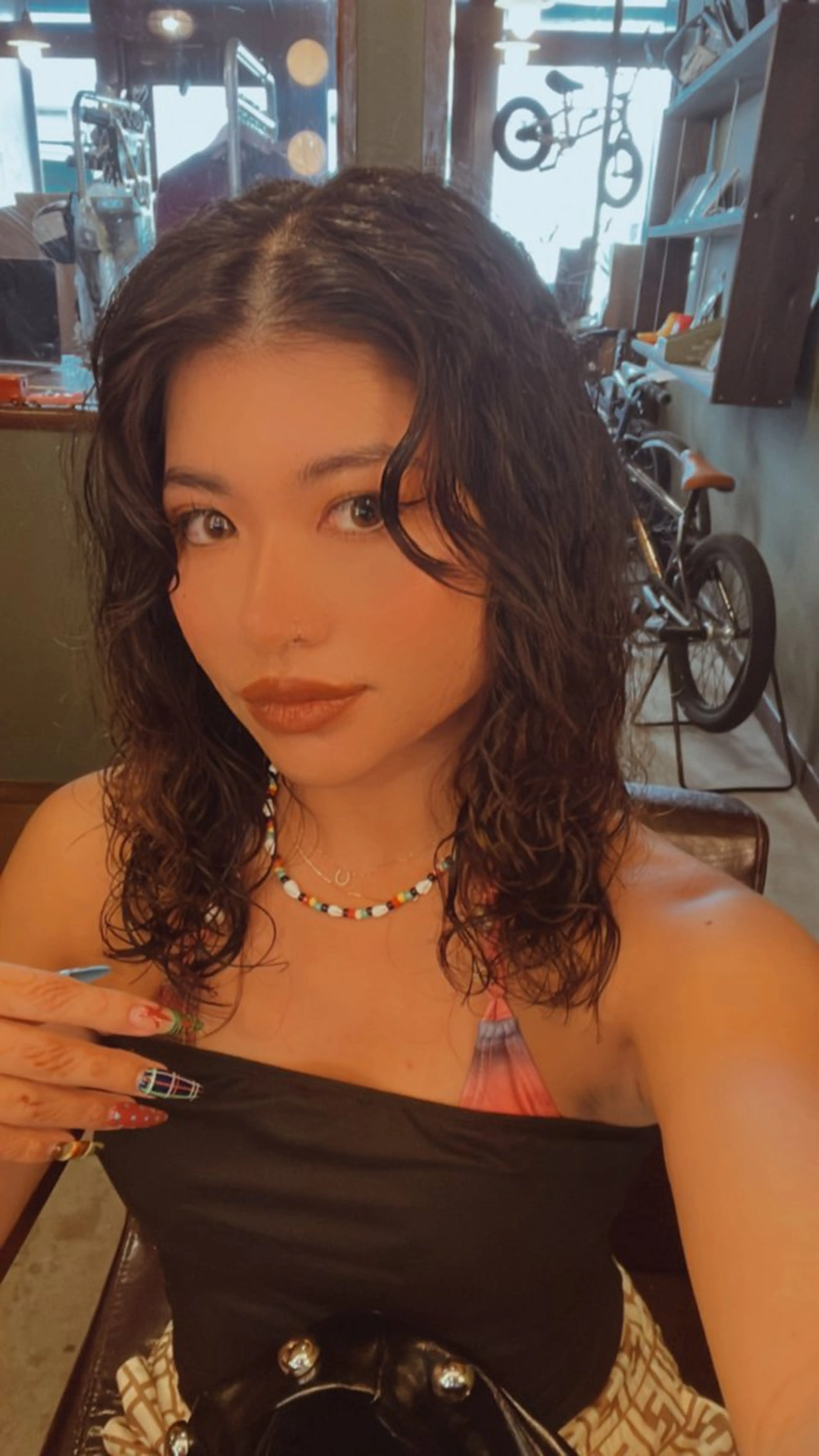 ミディアム パーマ カット パーマ PATH-hair. store/MAIのヘアスタイル
