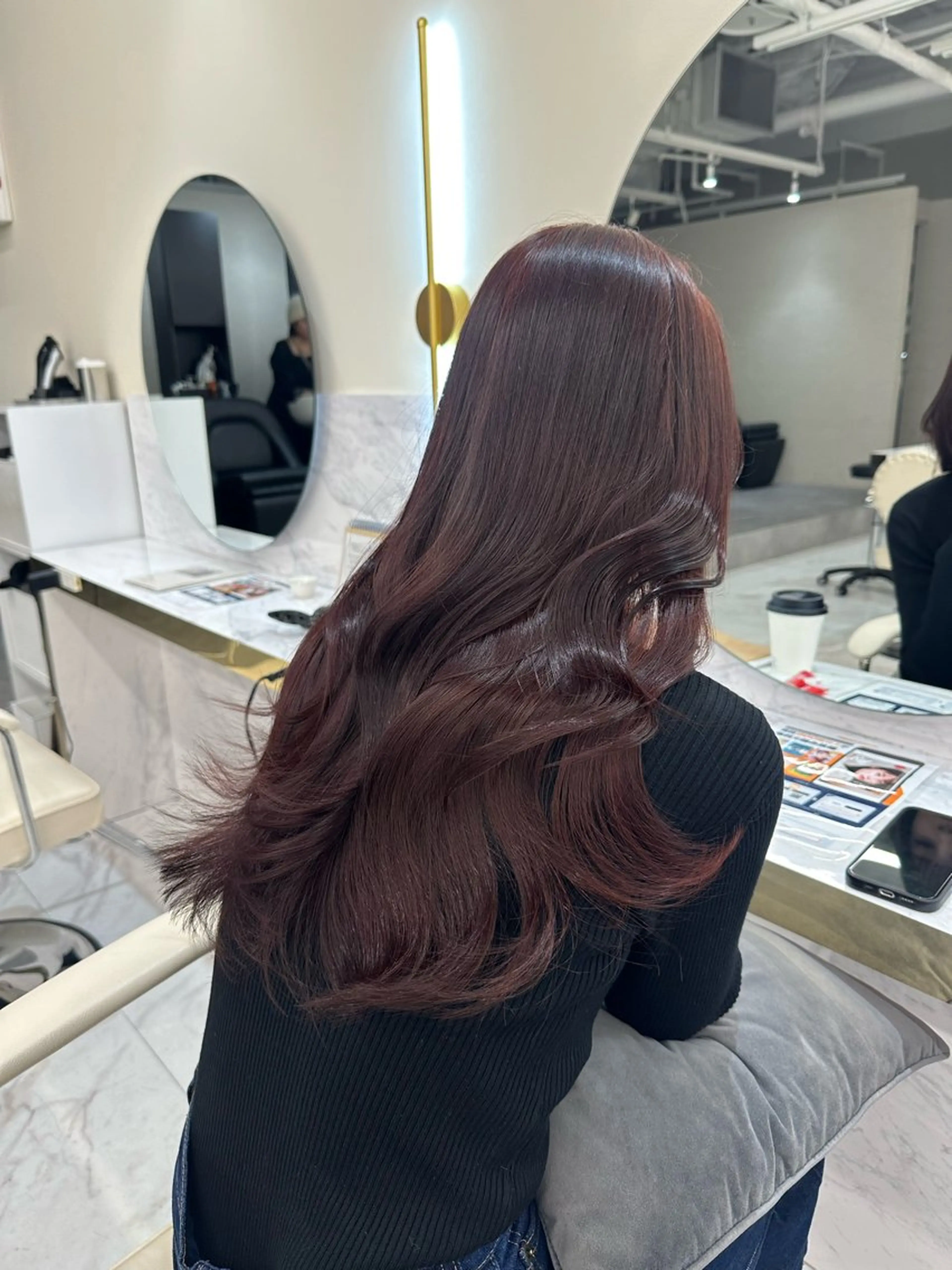 ロング ヘアカラー 透明感艶カラー/髪質 改善/momo🎀のヘアスタイル