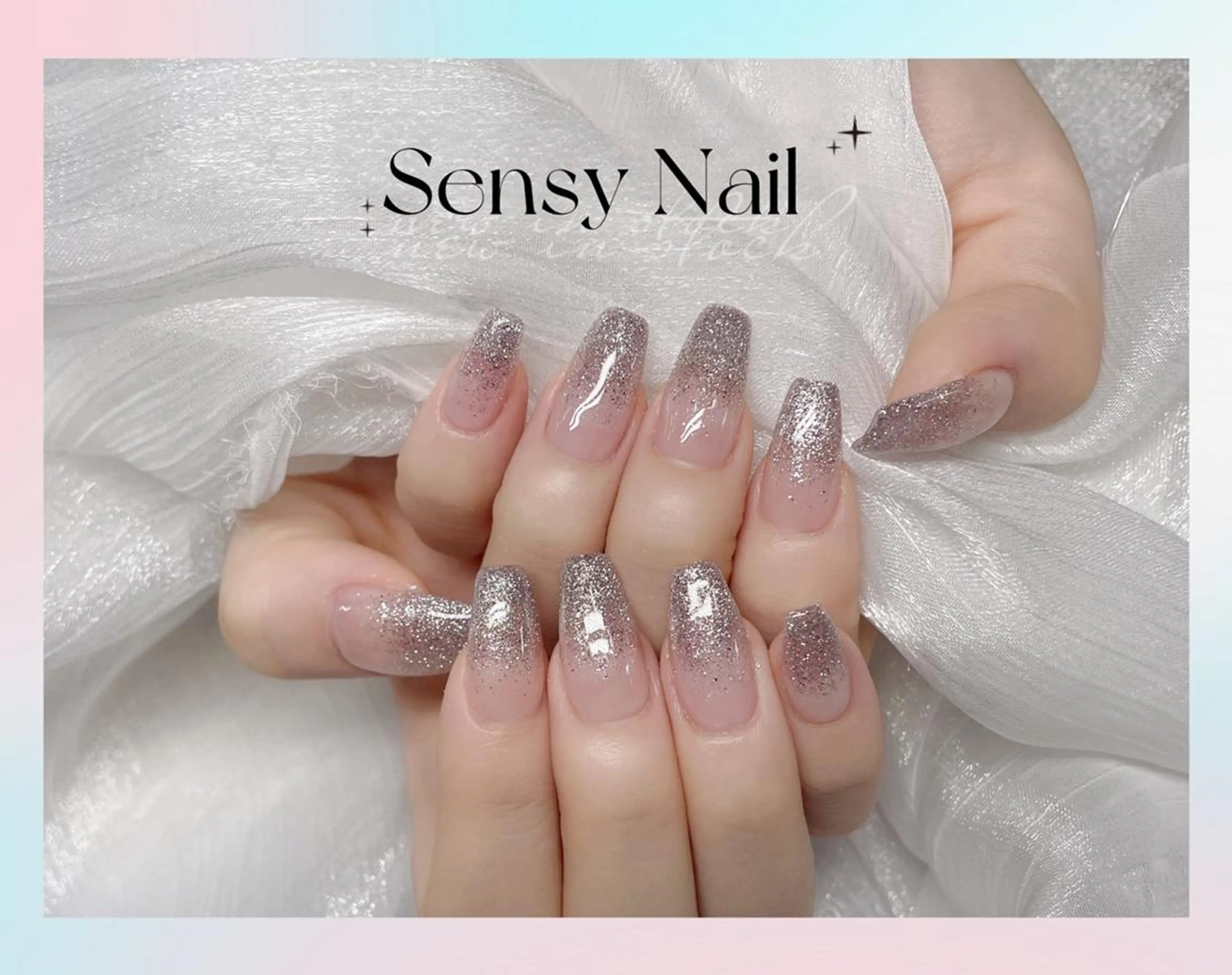 ネイル オーロラネイル ジェルネイル ソフトジェル ハンドネイル ハンドケア Sensy ネイル専門店のネイルデザイン
