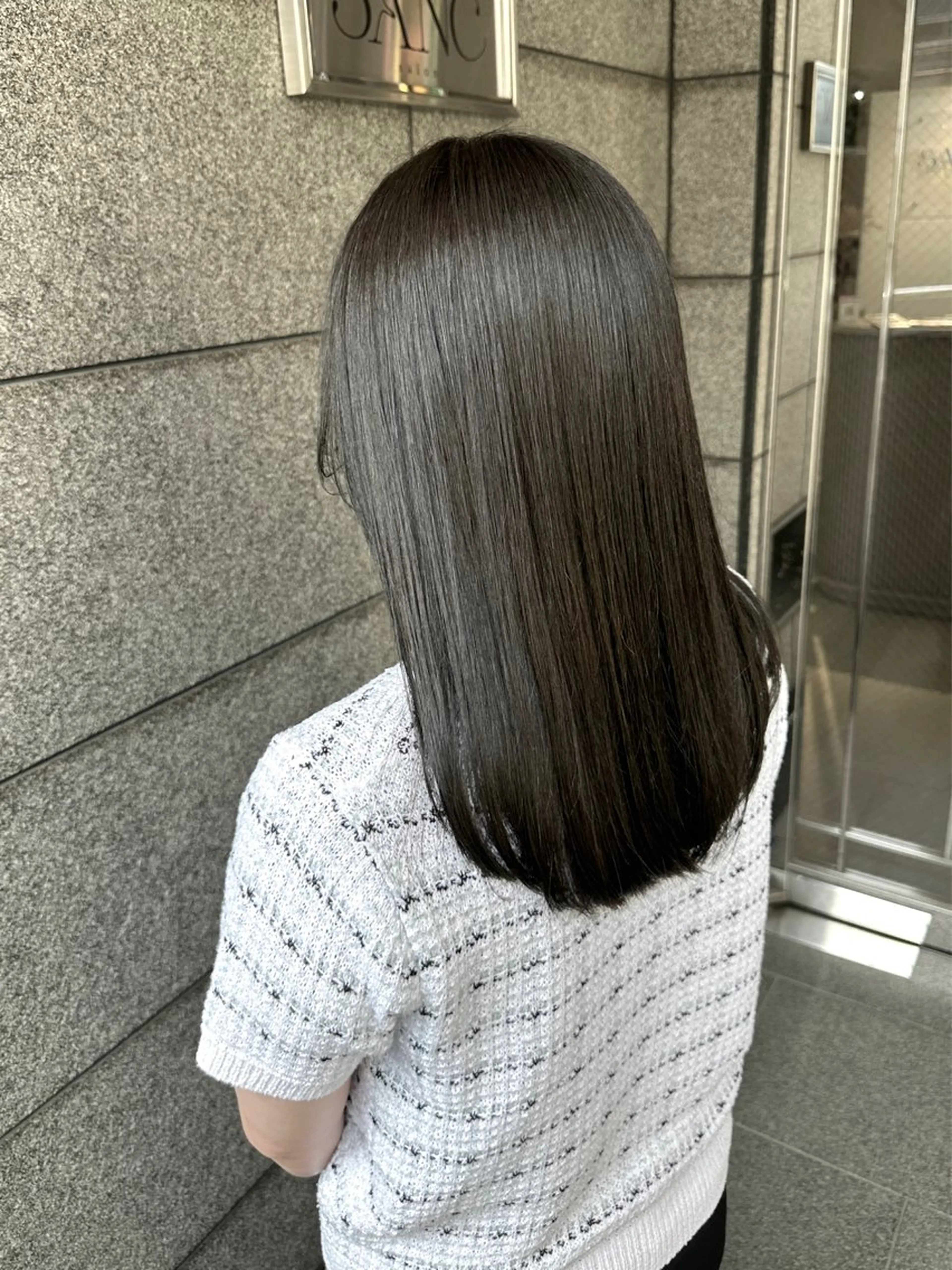 カラー ヘアカラー トリートメント 本町/心斎橋/北堀江 透明感カラーSANCのヘアスタイル