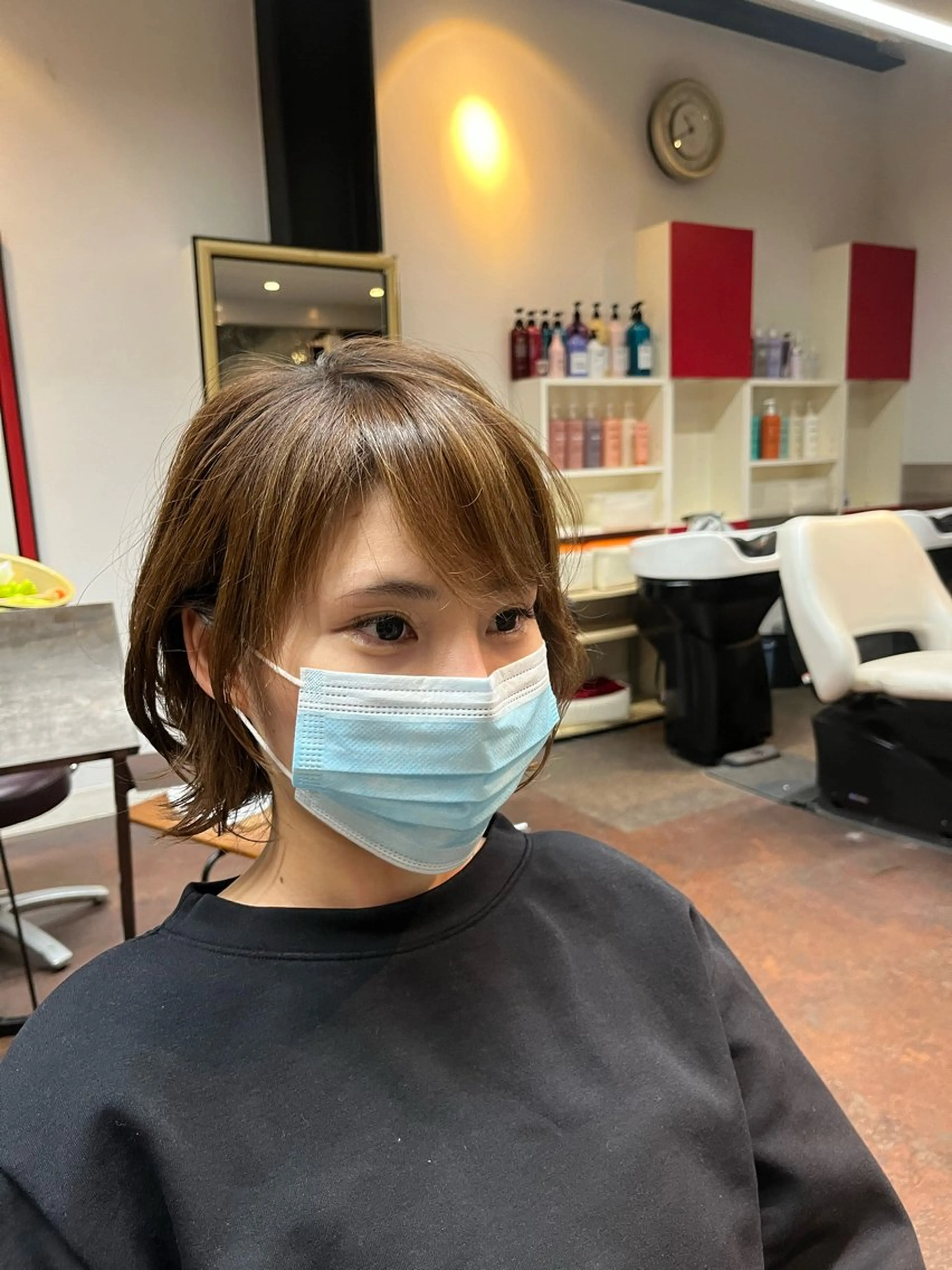 ショート パーマ カット mulum所属・ボブパーマ/ ウルフパーマ原科🪴のヘアスタイル