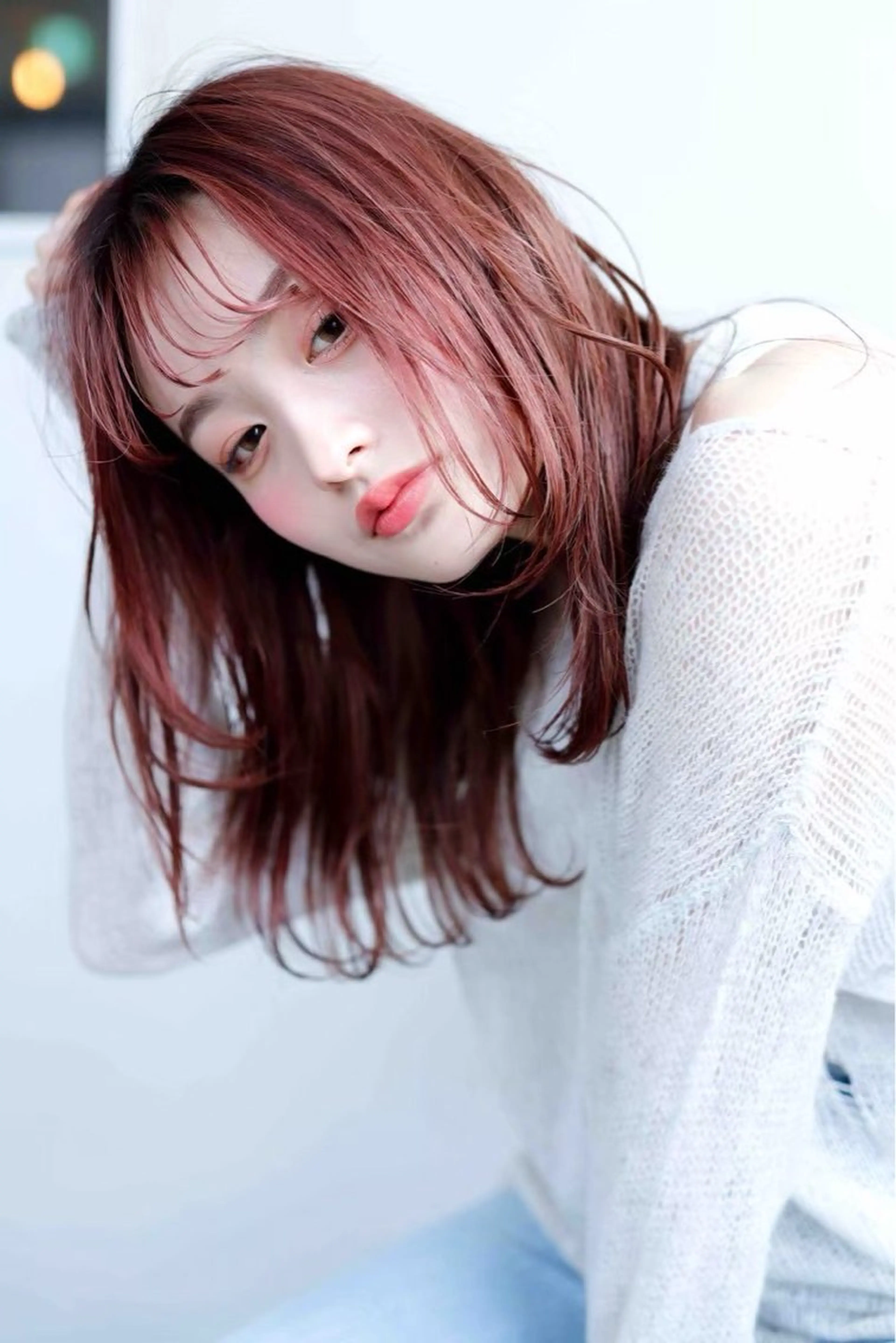 ミディアム 上野 心のヘアスタイル