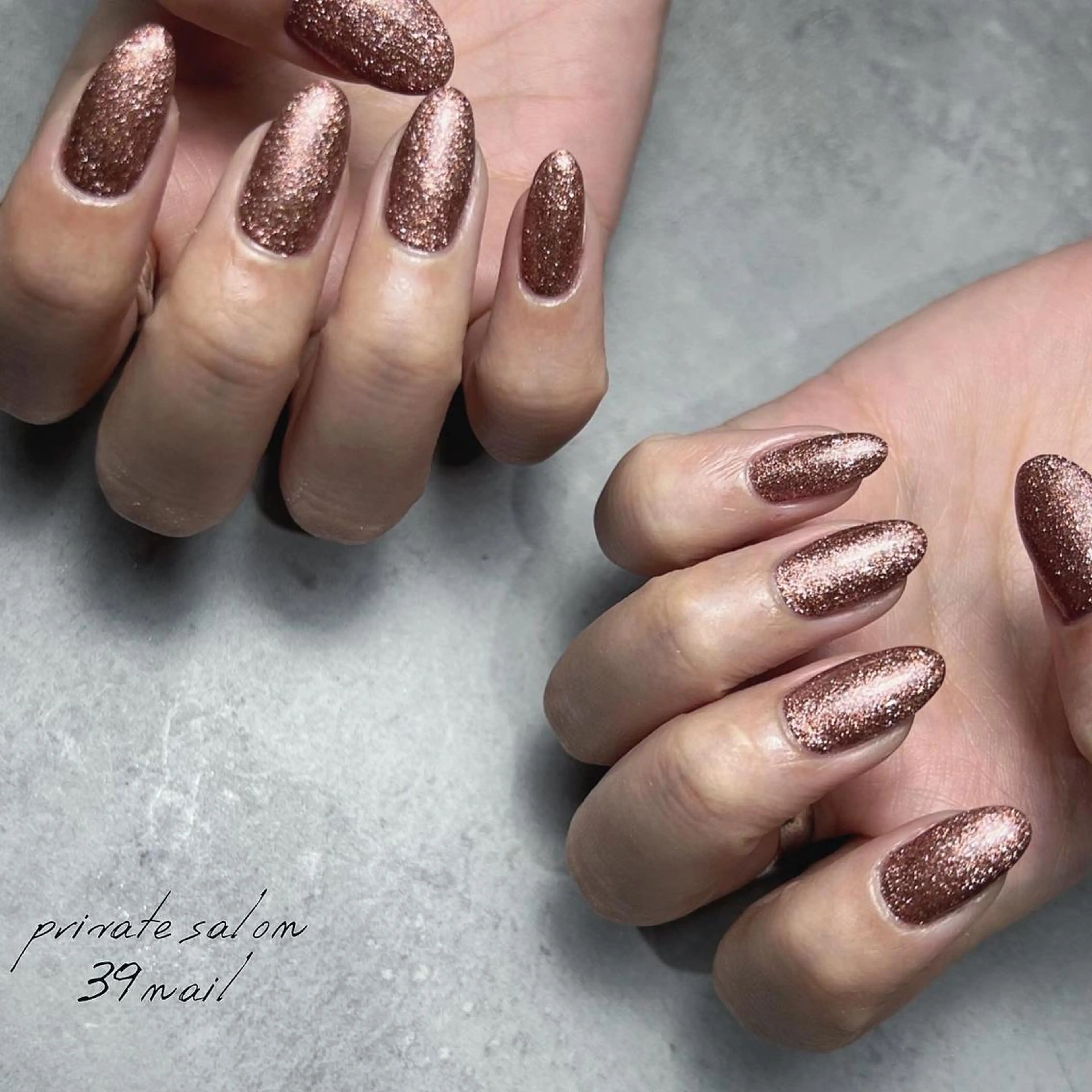 ミディアム ネイル ハンドネイル 京橋 【39nail】のネイルデザイン