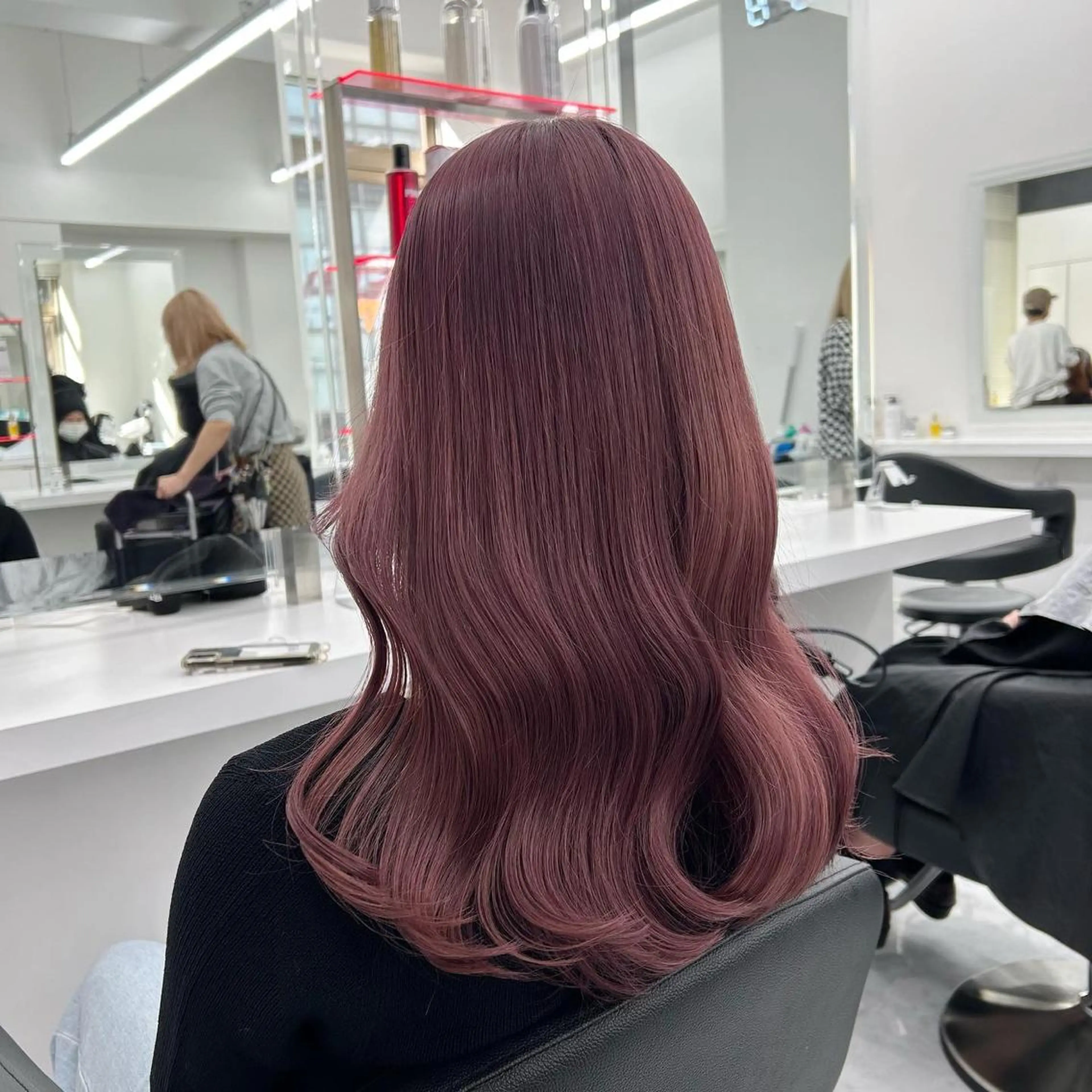 セミロング カラー ヘアアレンジ ヘアカラー トリートメント GOTODAY shair salon 横浜mare店所属・透明感抜群カラー mai🍑♡のヘアスタイル