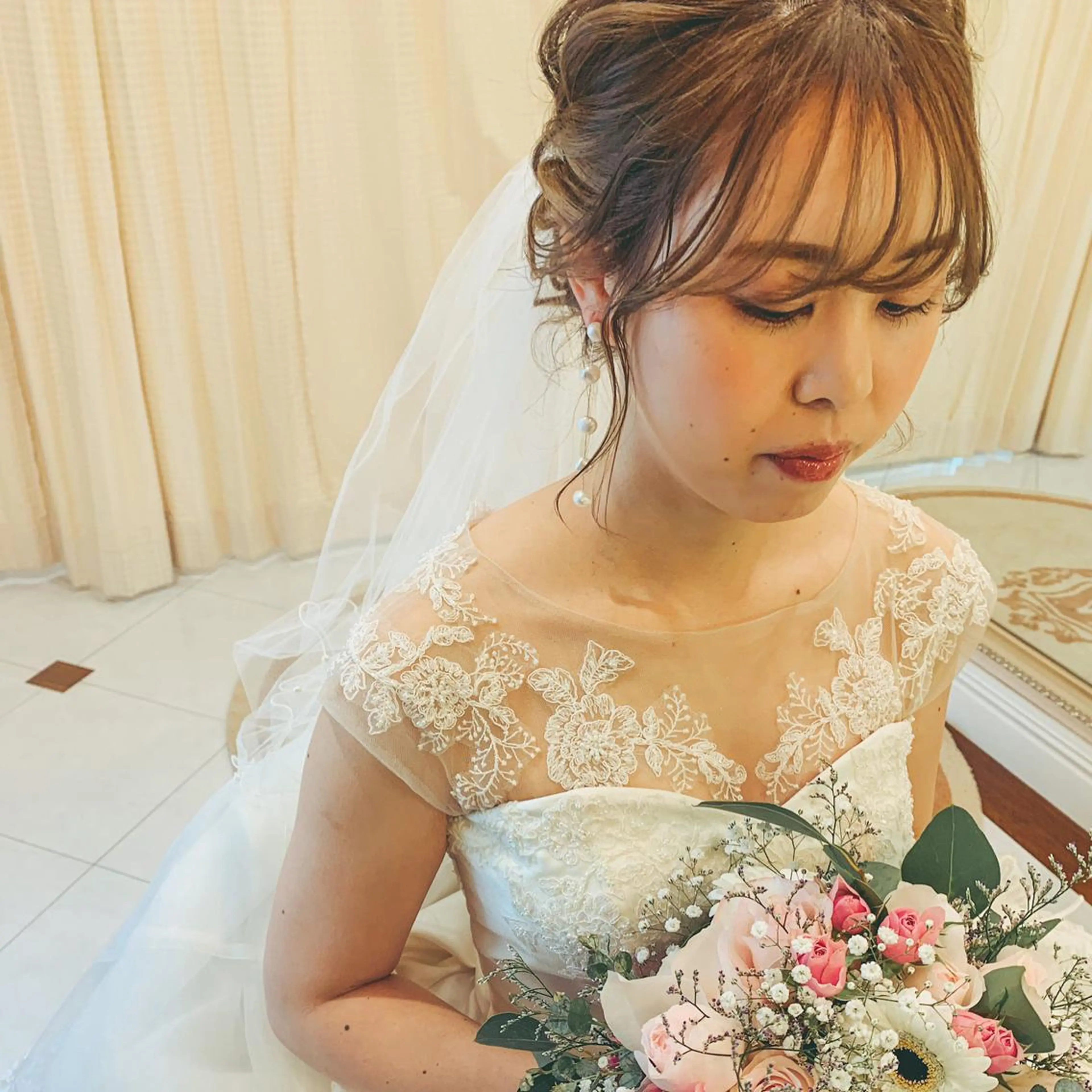 ヘアアレンジ マツエク・マツパ 結婚式・ブライダル 結婚式・ブライダル SO-eye所属・𝗦𝗢 -スオ- HAZUKIのマツエク・マツパデザイン