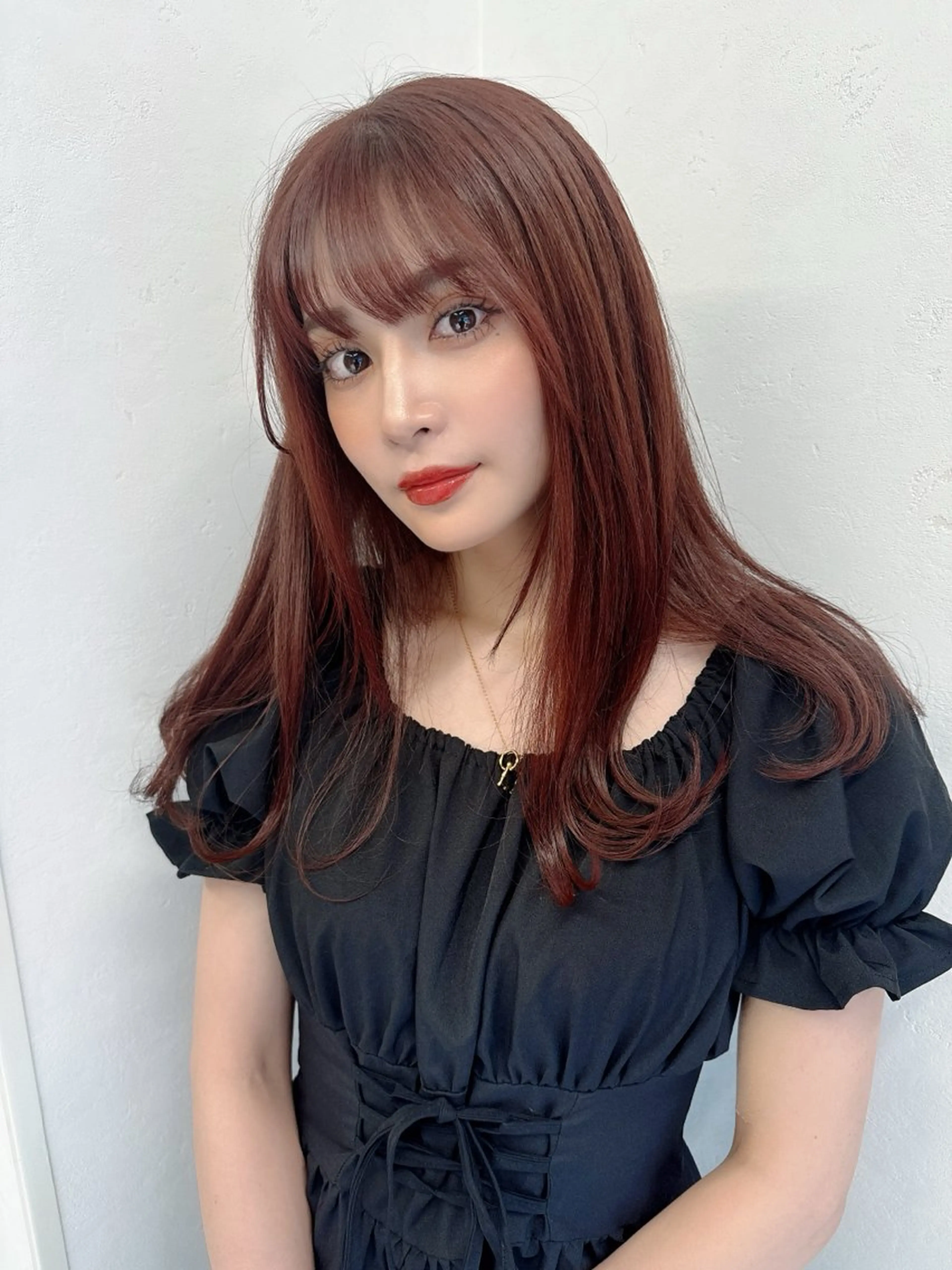 ロング カラー 汐見 悠佑のヘアスタイル