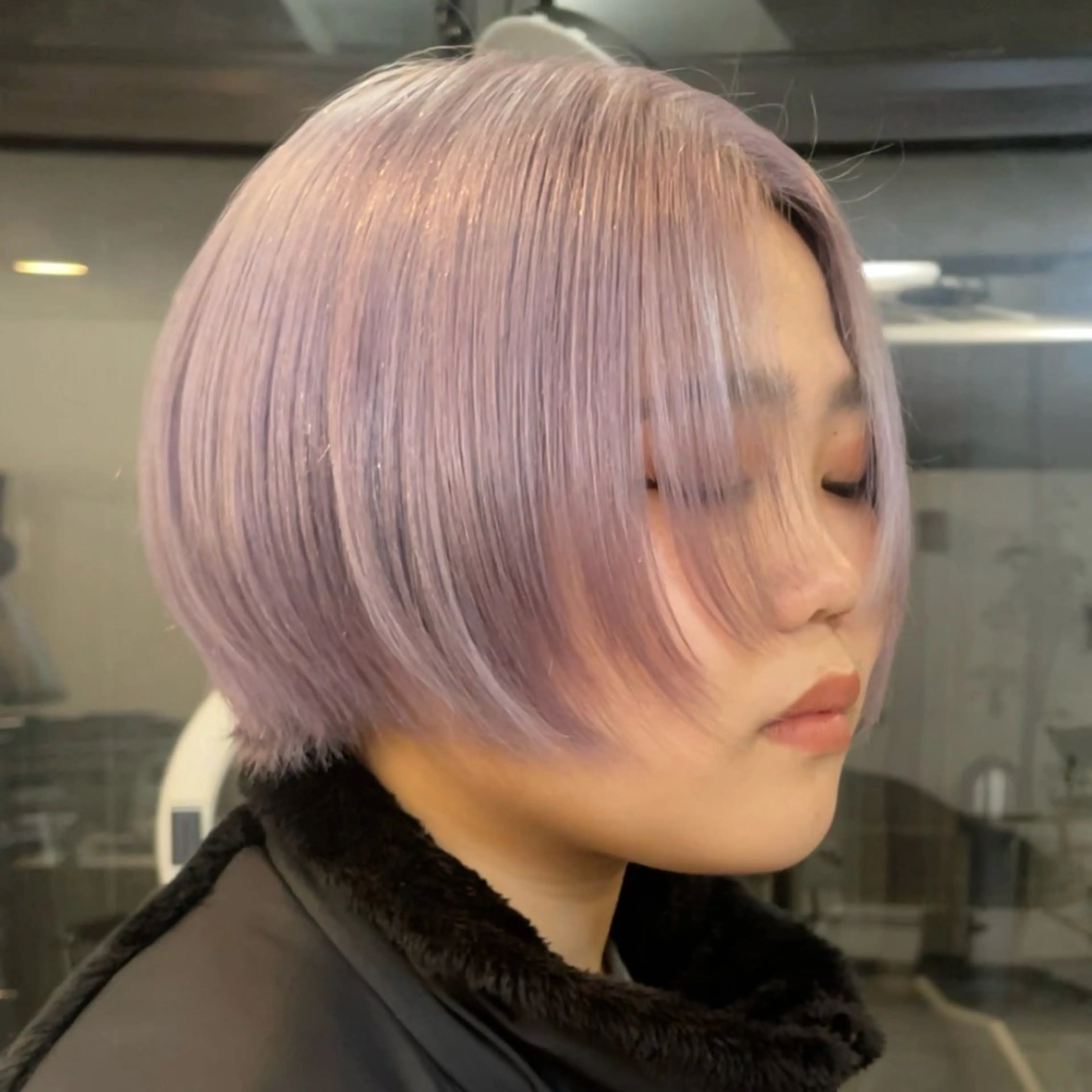 ショート 海外ハイトーン 🇺🇸sakiのヘアスタイル