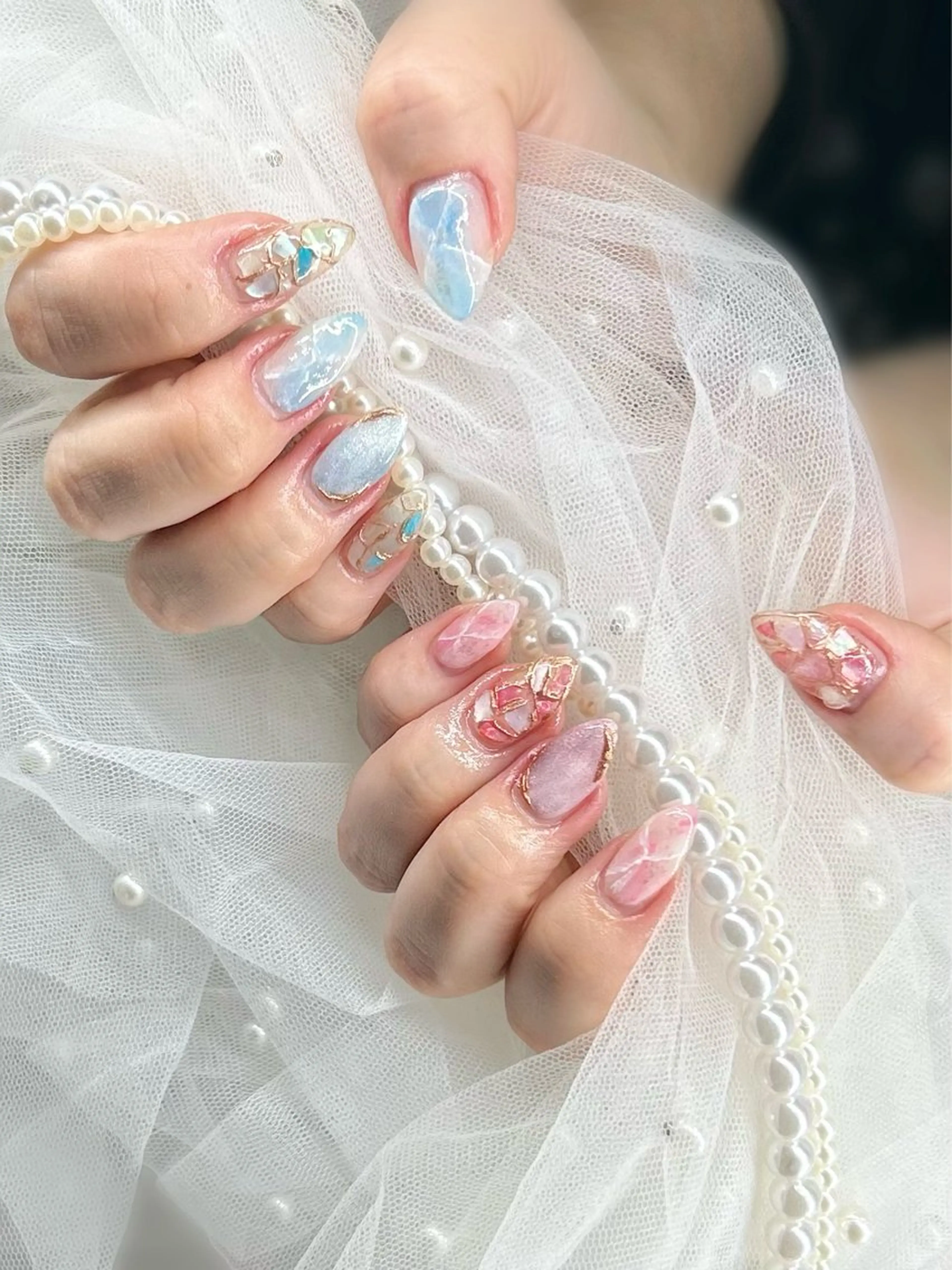ネイル ハンドネイル 長さ出し専門HALE NAIL さとうのネイルデザイン