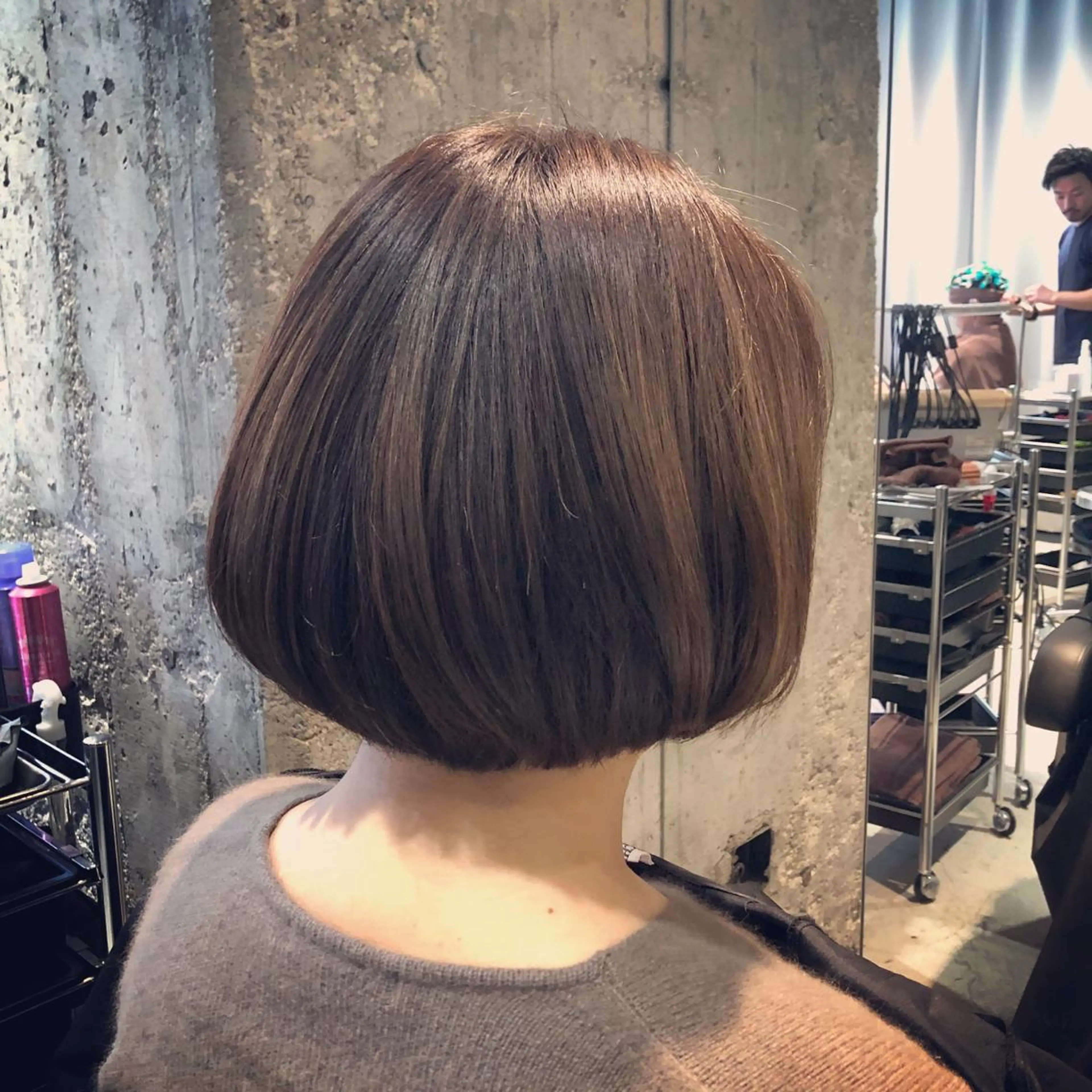 ショート カラー カット ヘアカラー トリートメント 髪質改善🌈縮毛矯正 荻原　達矢のヘアスタイル