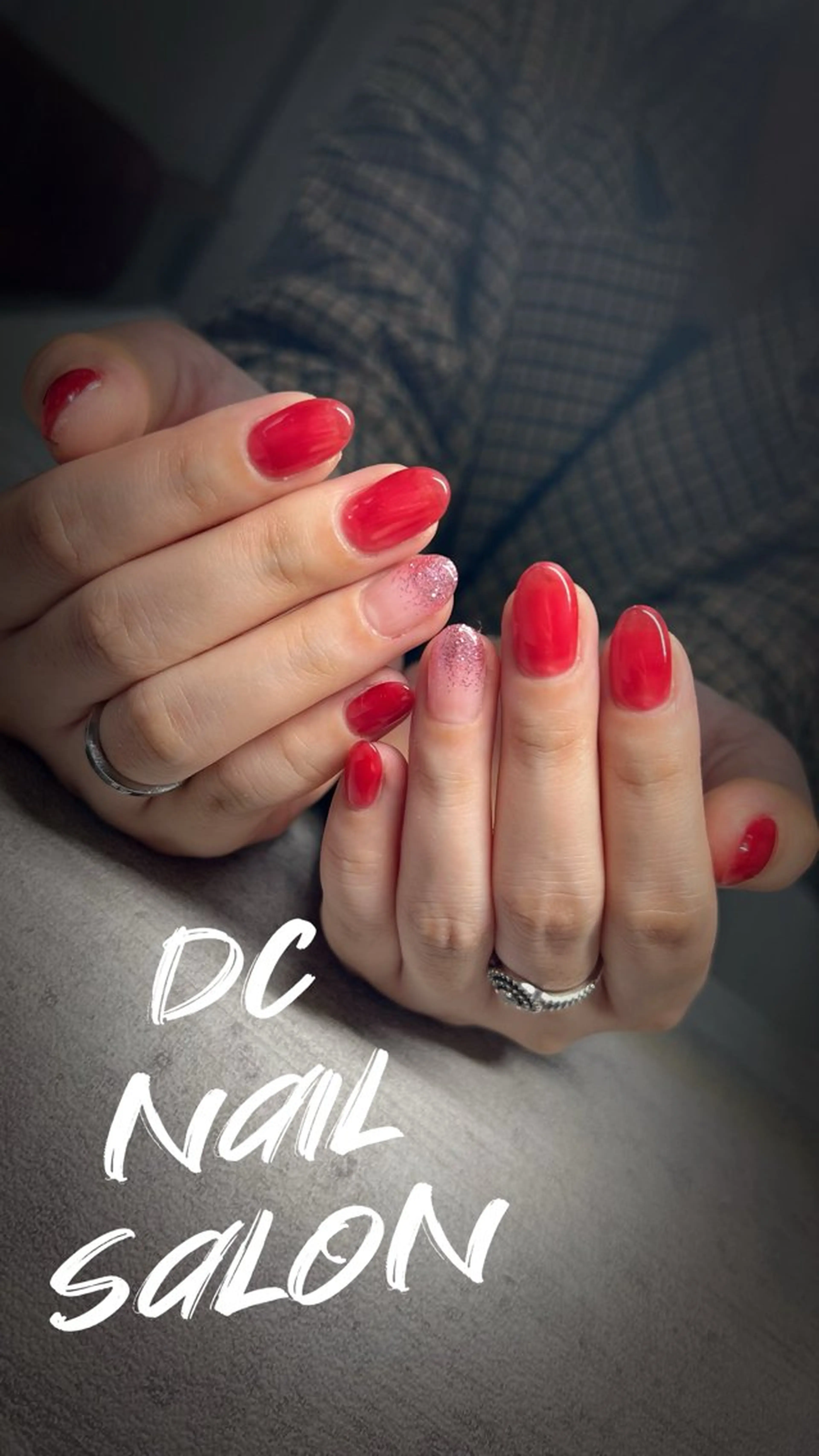 ネイル アートネイル 入学式 フレンチネイル ジェルネイル グラデーション DC nail salonのネイルデザイン