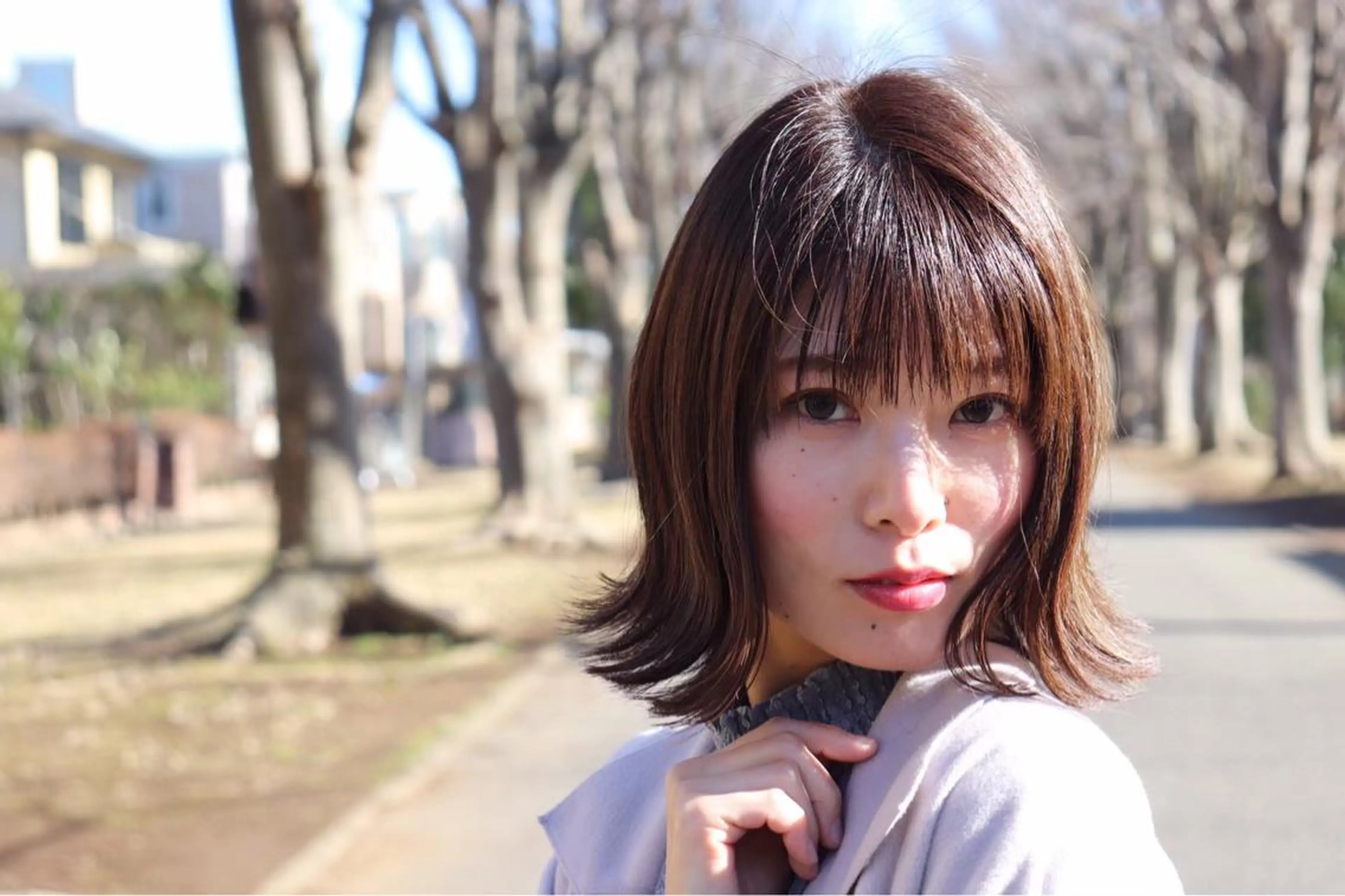 ミディアム 本田 昂之のヘアスタイル