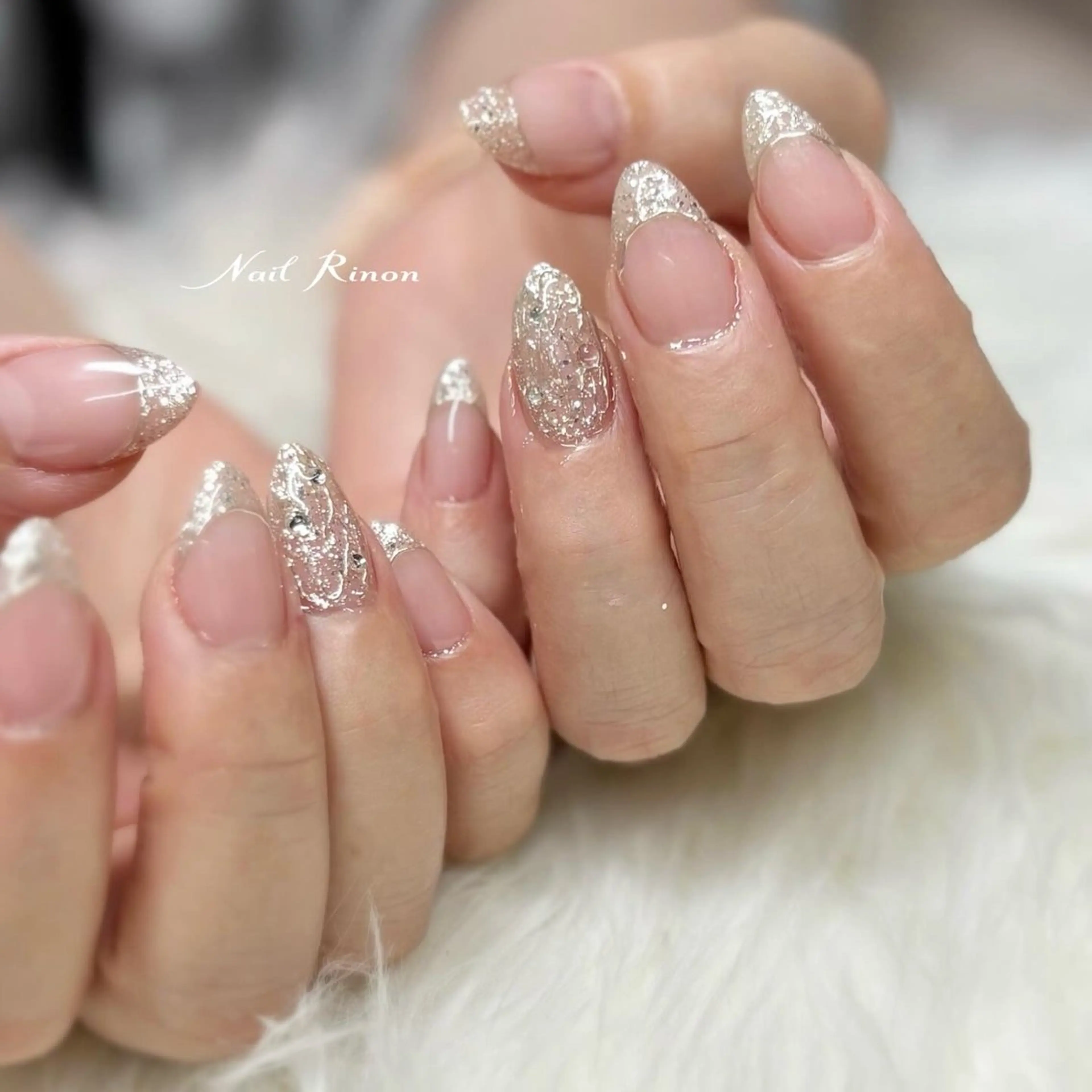 ネイル フレンチネイル ハンドネイル Nail Rinonのネイルデザイン