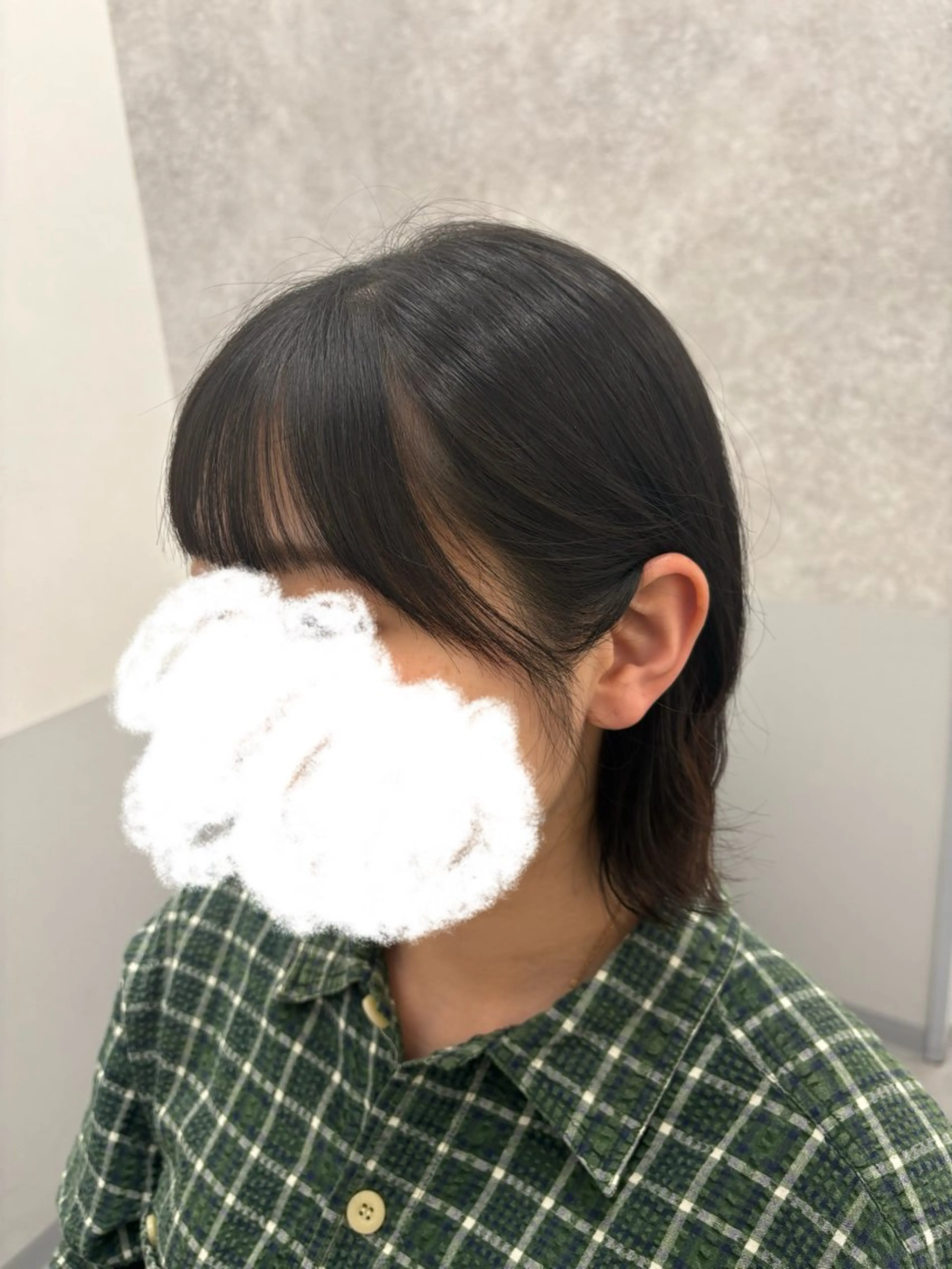 ショート サイドバング 小顔カット カット 🤍MIREA🤍 LUANA 難波店のヘアスタイル