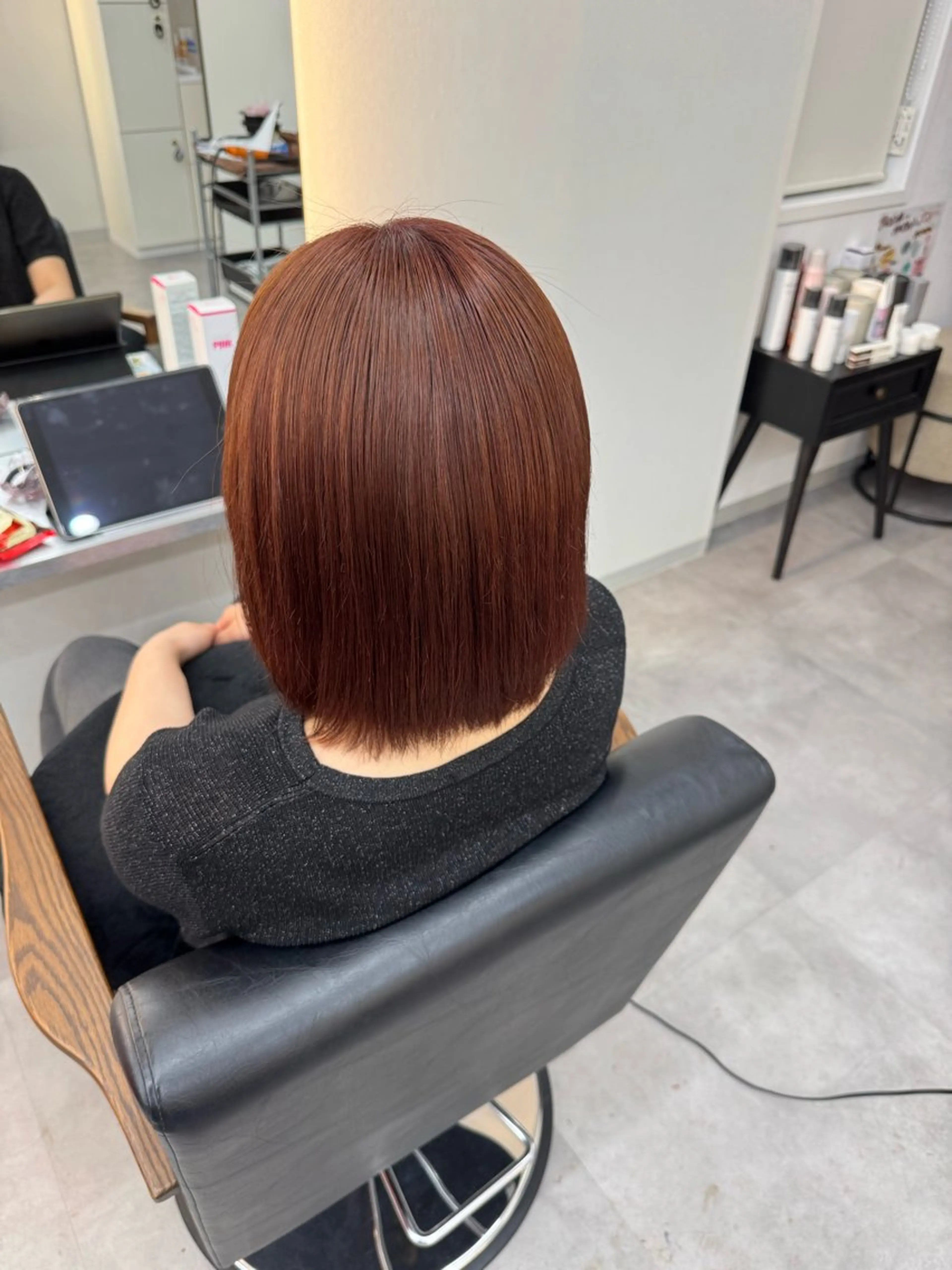 ワンカラー＋補修トリートメントの写真