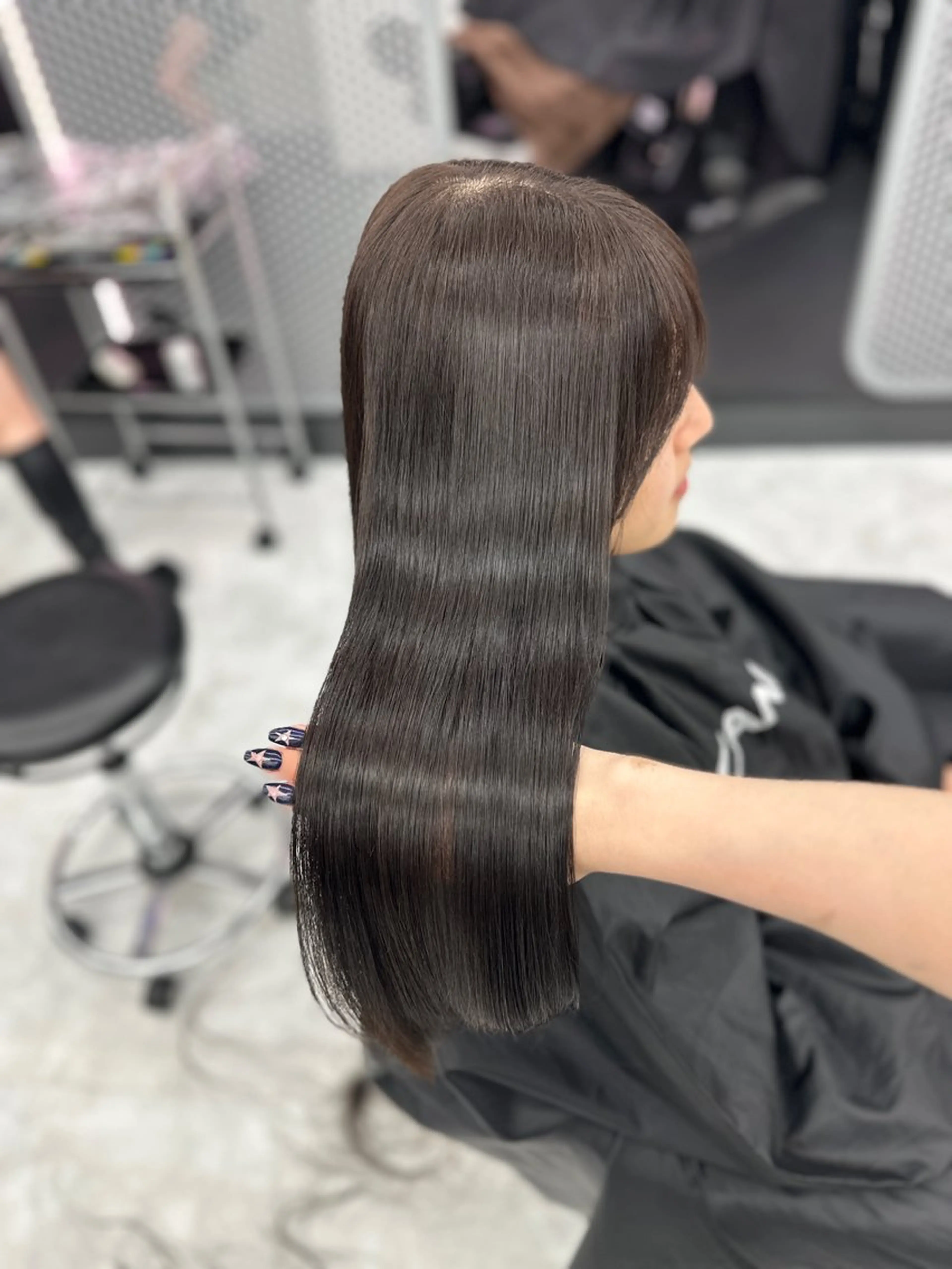 ロング カラー パーマ ヘアアレンジ メンズ キッズ ♥️韓国ヘア レイヤー♥️ゆりのヘアスタイル