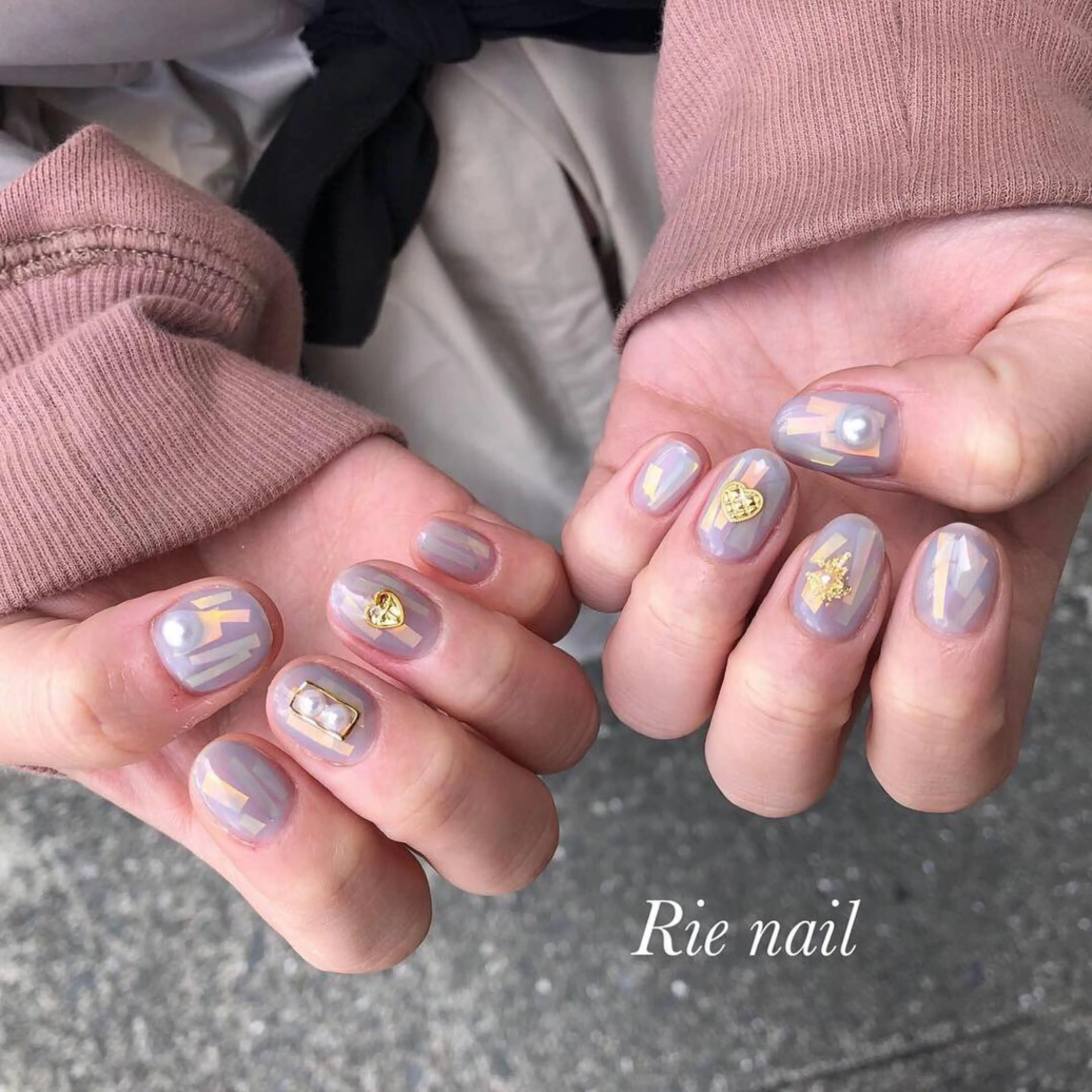 ネイル ハンドネイル claire_ rie.のネイルデザイン
