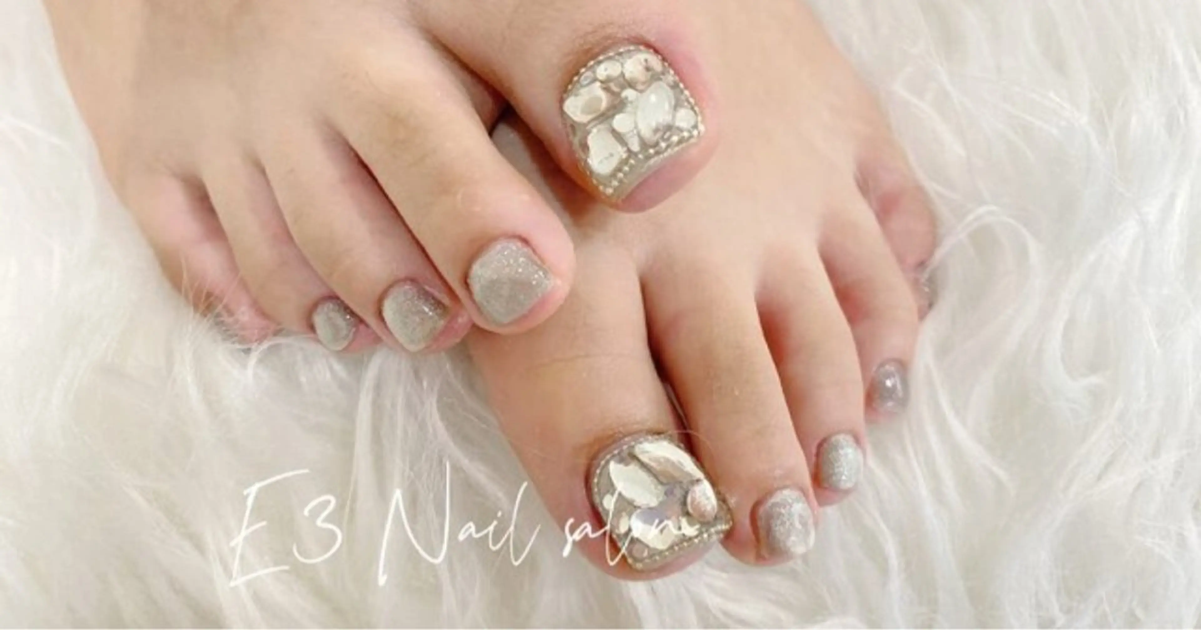 【フット】持ち込みデザイン(アート、パーツ2本まで)☆の写真