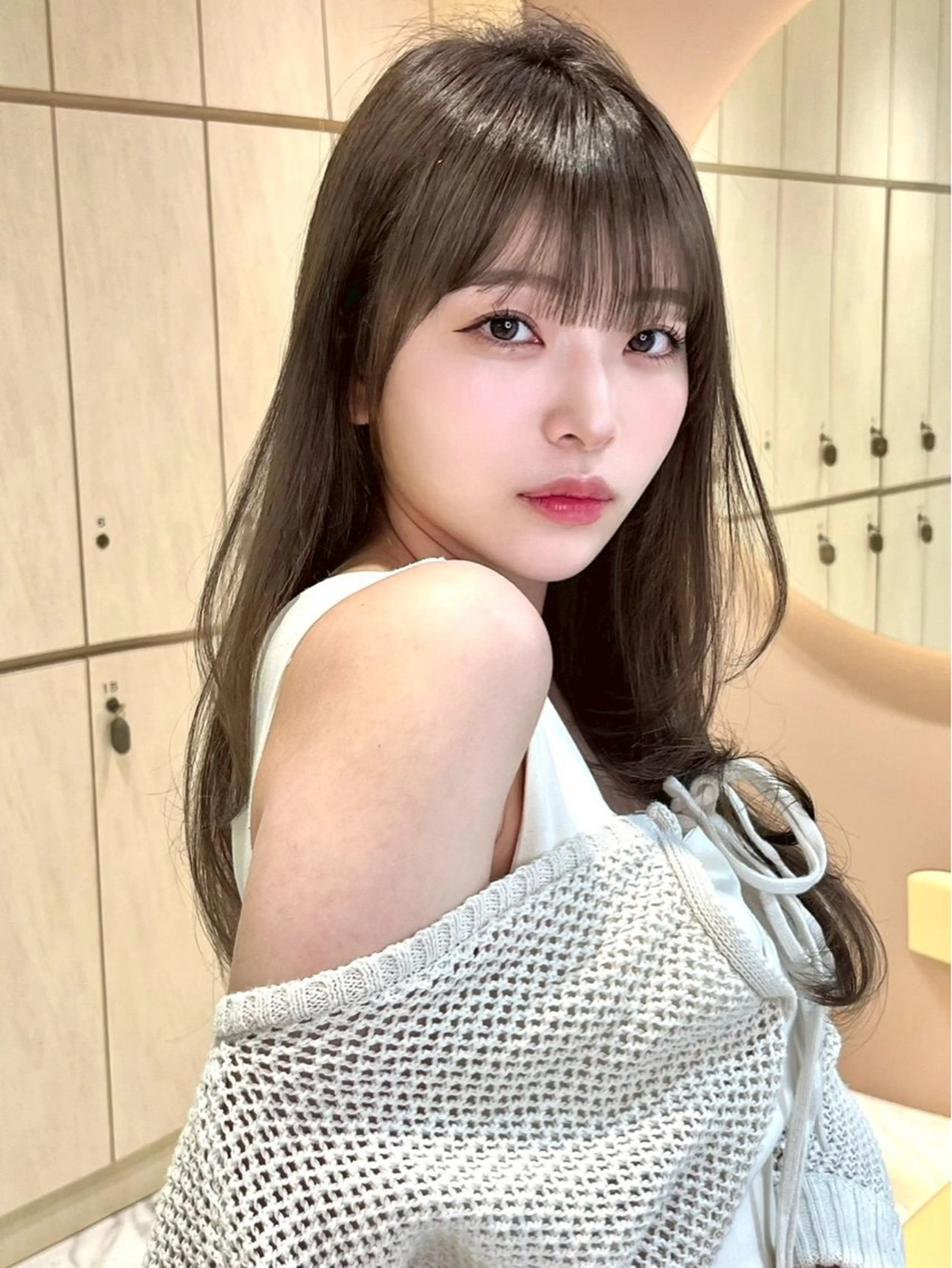 ロング カラー カット ヘアカラー トリートメント 髪質改善 顔まわり 🌿柏崎颯刀のヘアスタイル