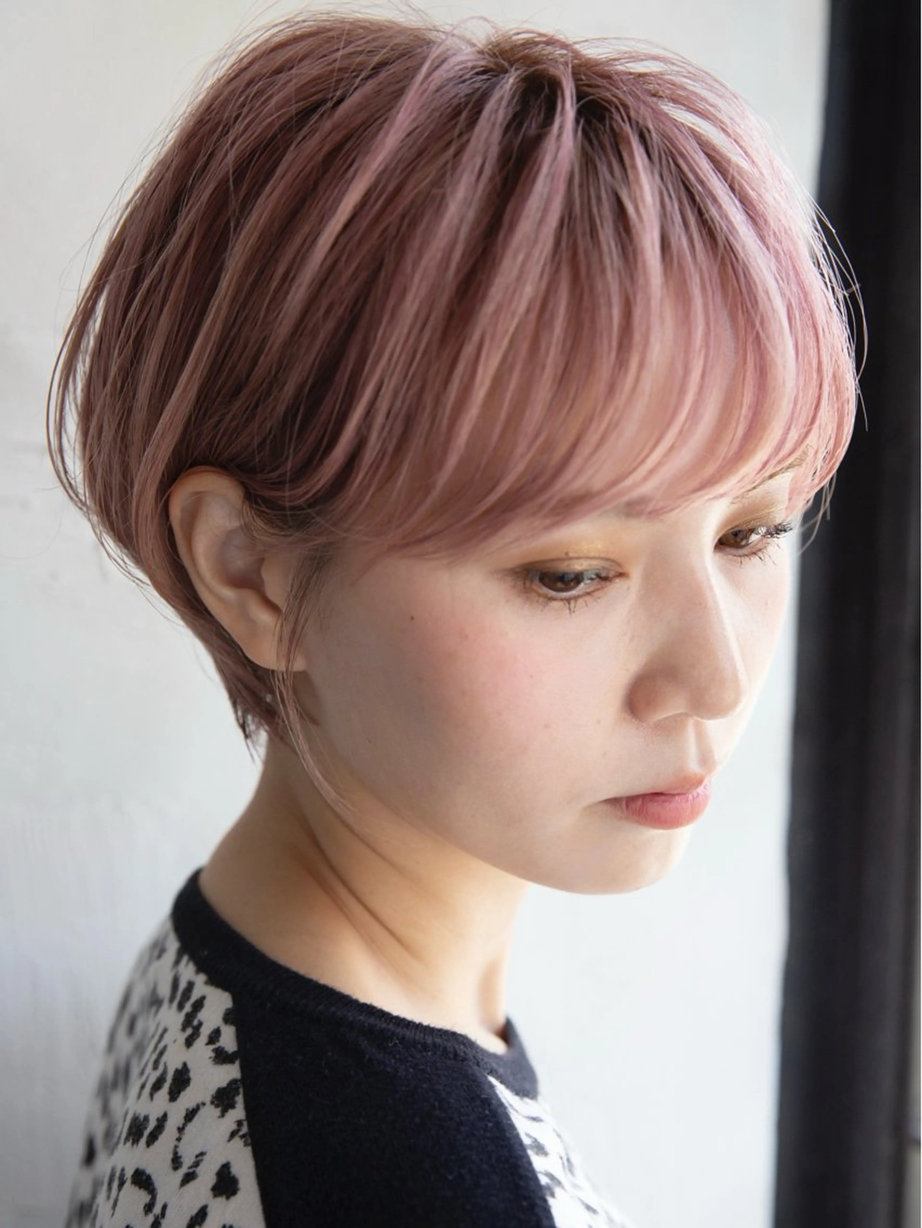 ショート ヘアカラー nari ☺︎ ボブ/透明感カラーのヘアスタイル