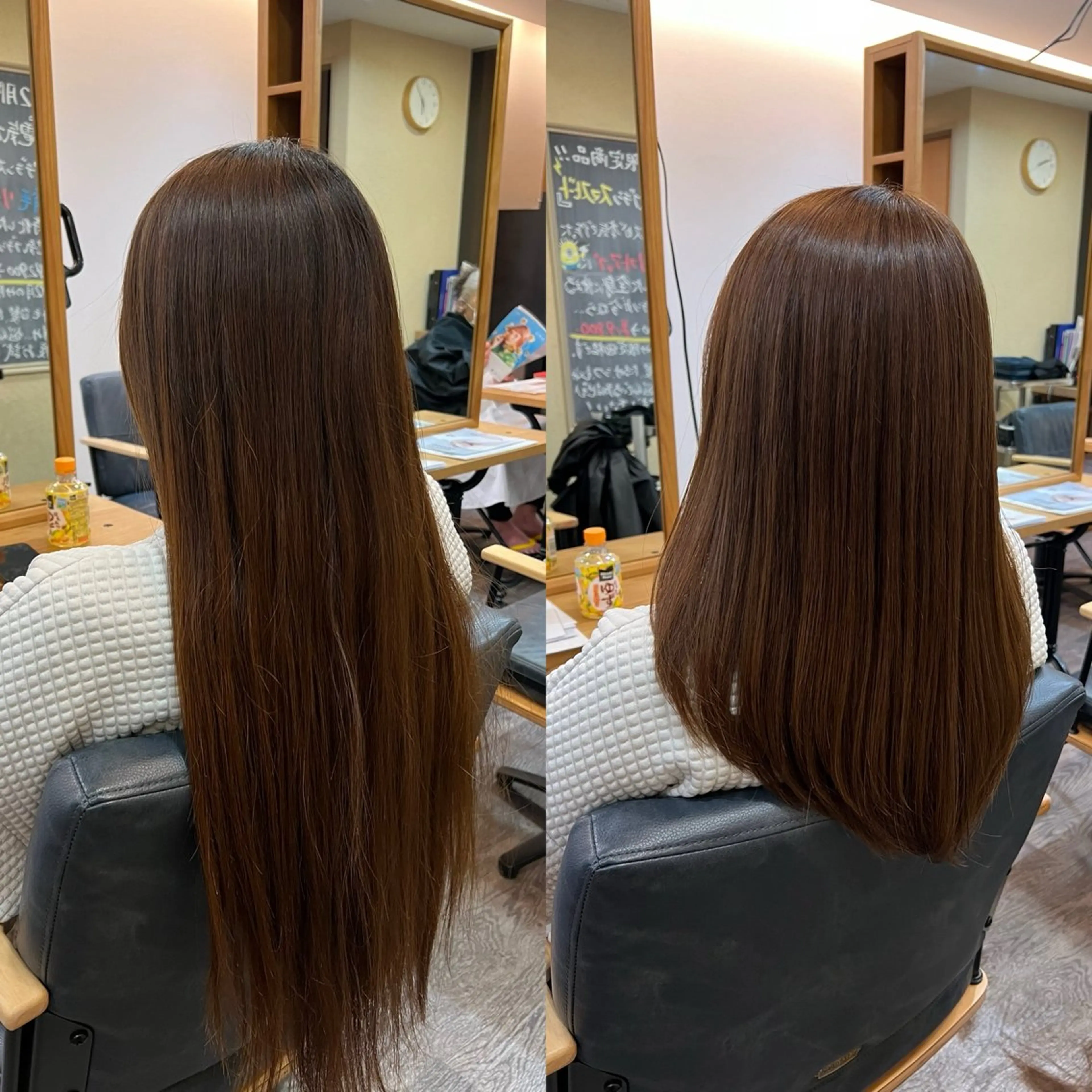 セミロング カット 縮毛矯正 美容室LA BEAU所属・LA BEAU　加藤 拓司のヘアスタイル