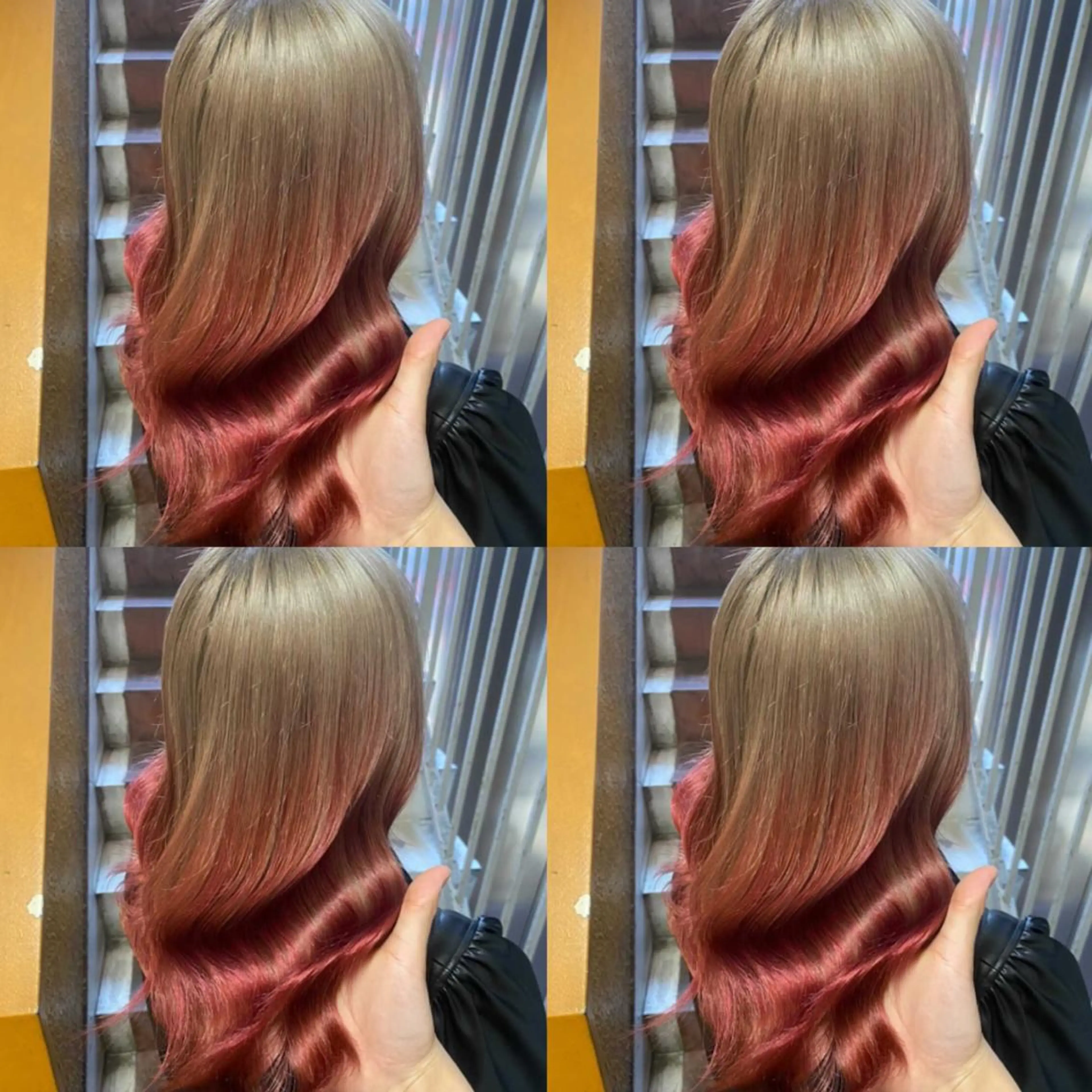 セミロング カラー ヘアアレンジ 🦋韓国ヘア 坂本 菜摘🦋のヘアスタイル